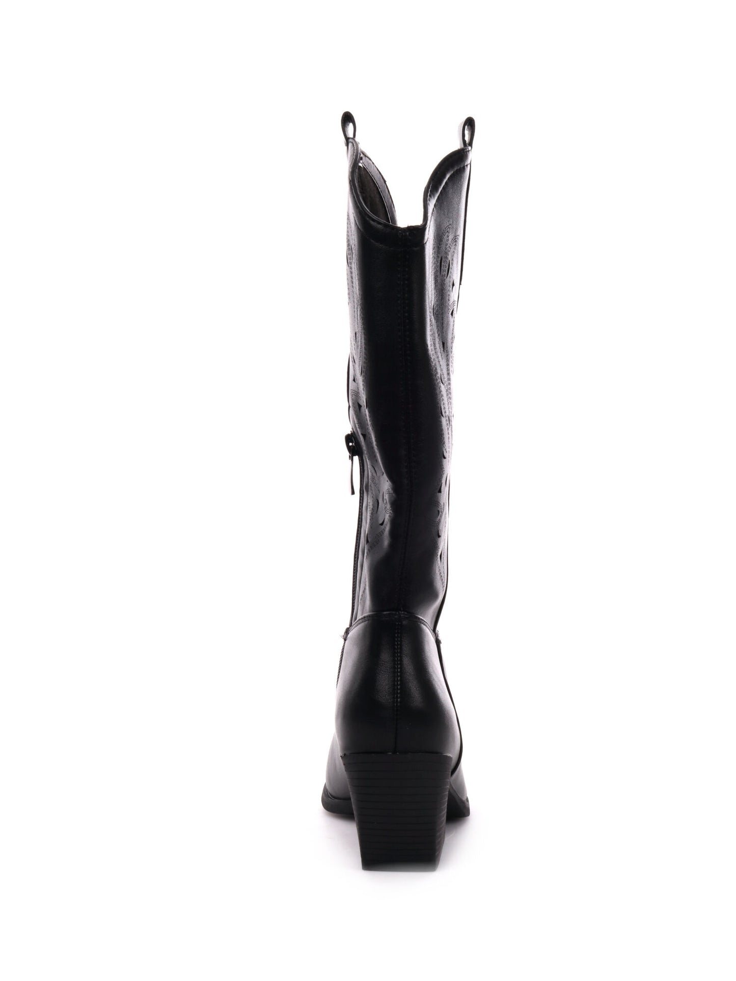 STIVALE TEXANO CON ZIP CLYO' DONNA NERO