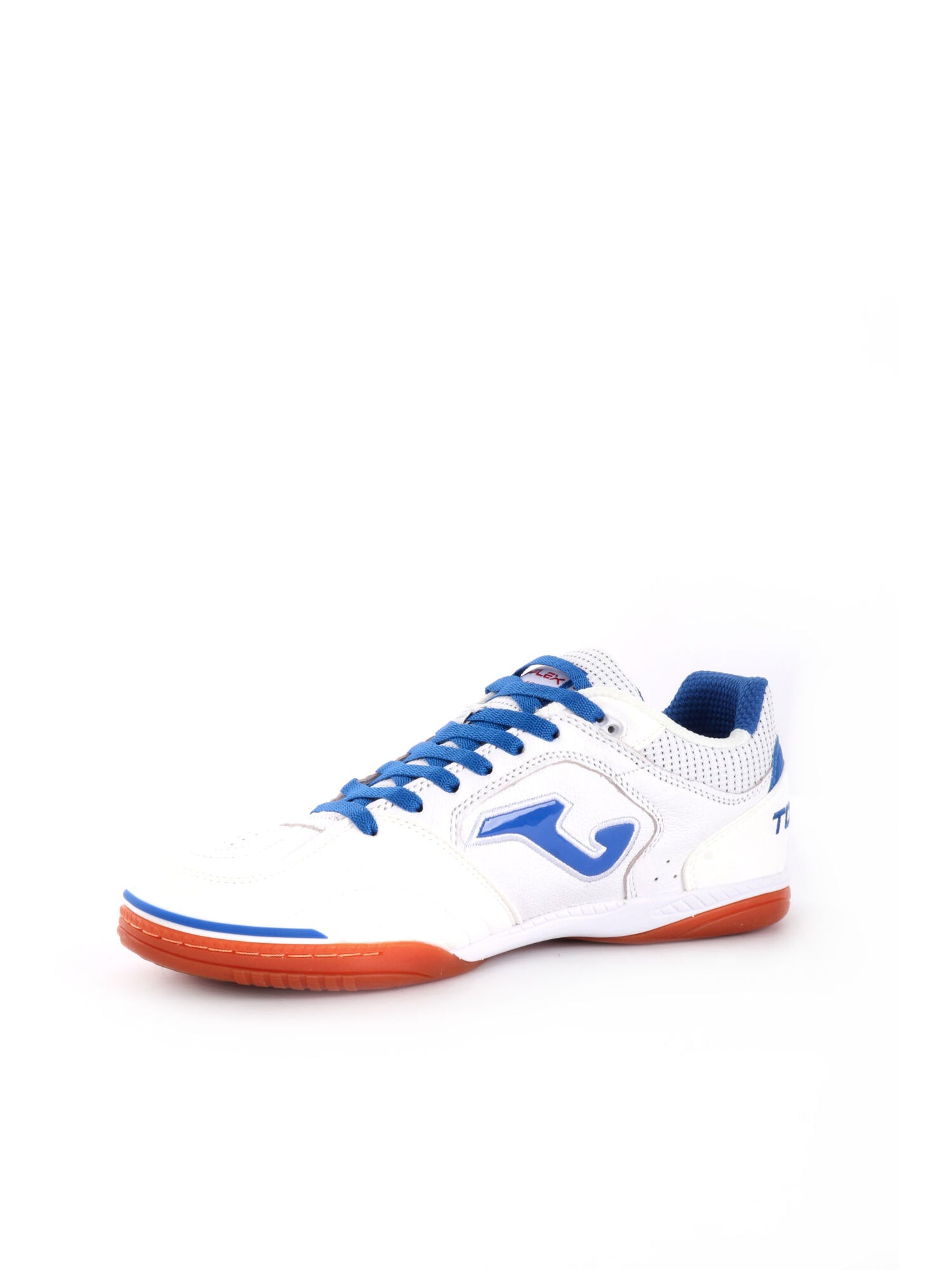 SCARPA DA CALCETTO INDOOR TOP FLEX IN UOMO BIANCO AZZURRO