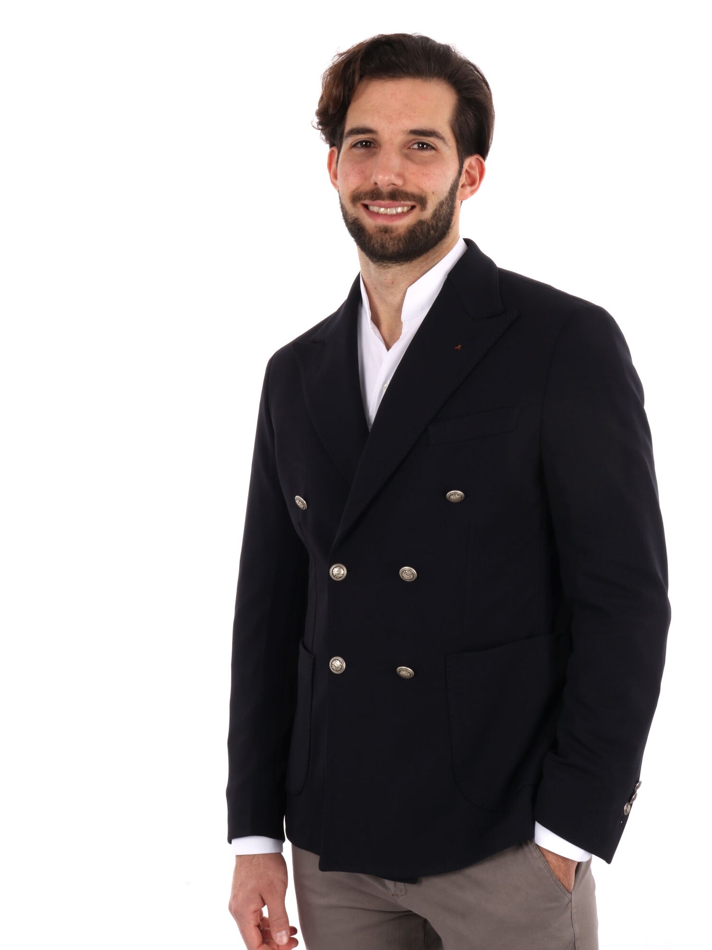 GIACCA DOPPIO PETTO FB UOMO BLU