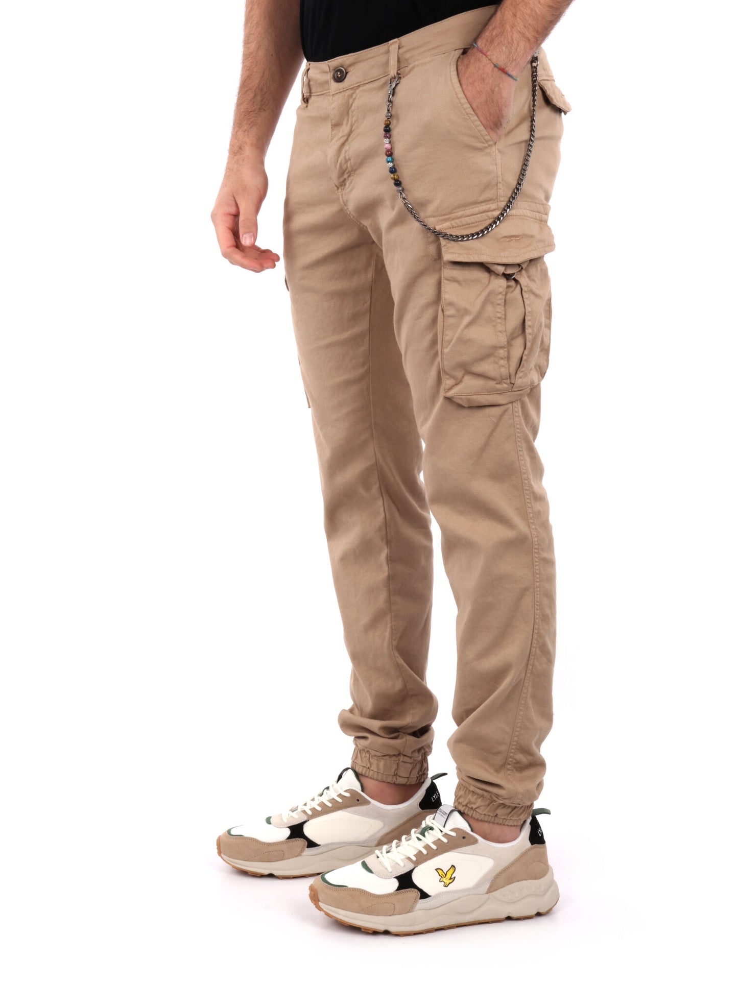 PANTALONE CARGO FB UOMO BISCOTTO