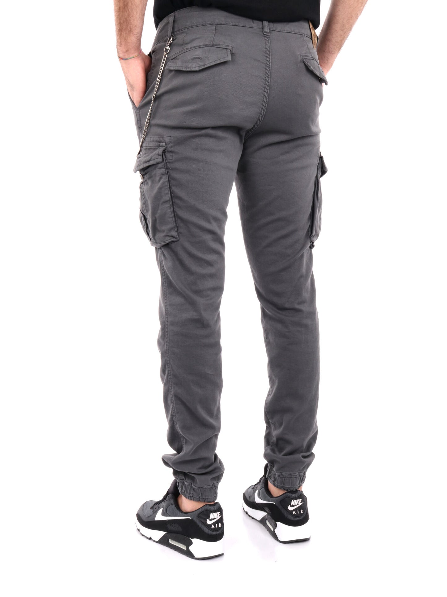 PANTALONE CARGO FB UOMO FERRO