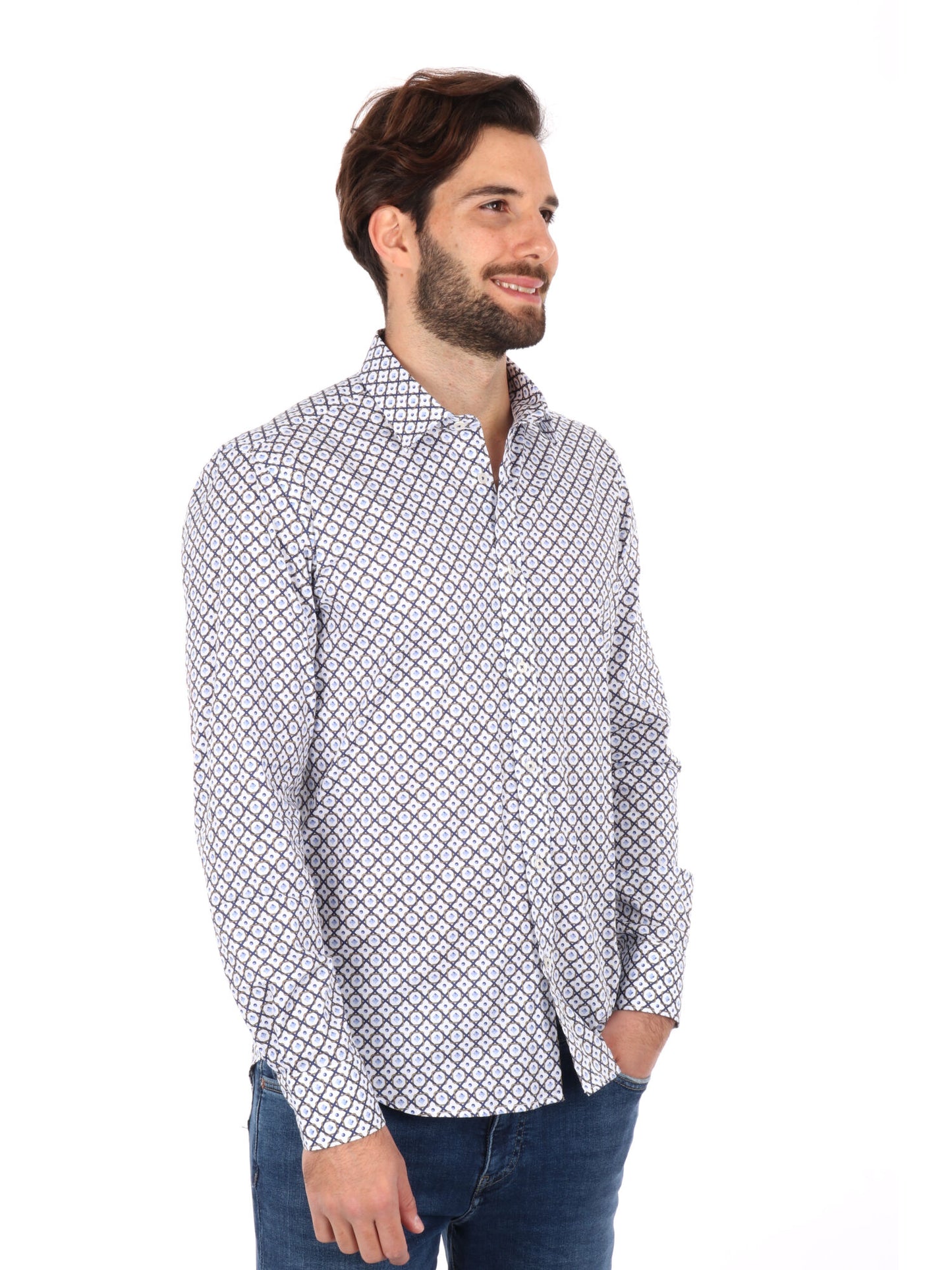 CAMICIA VELAR FB UOMO BIANCO