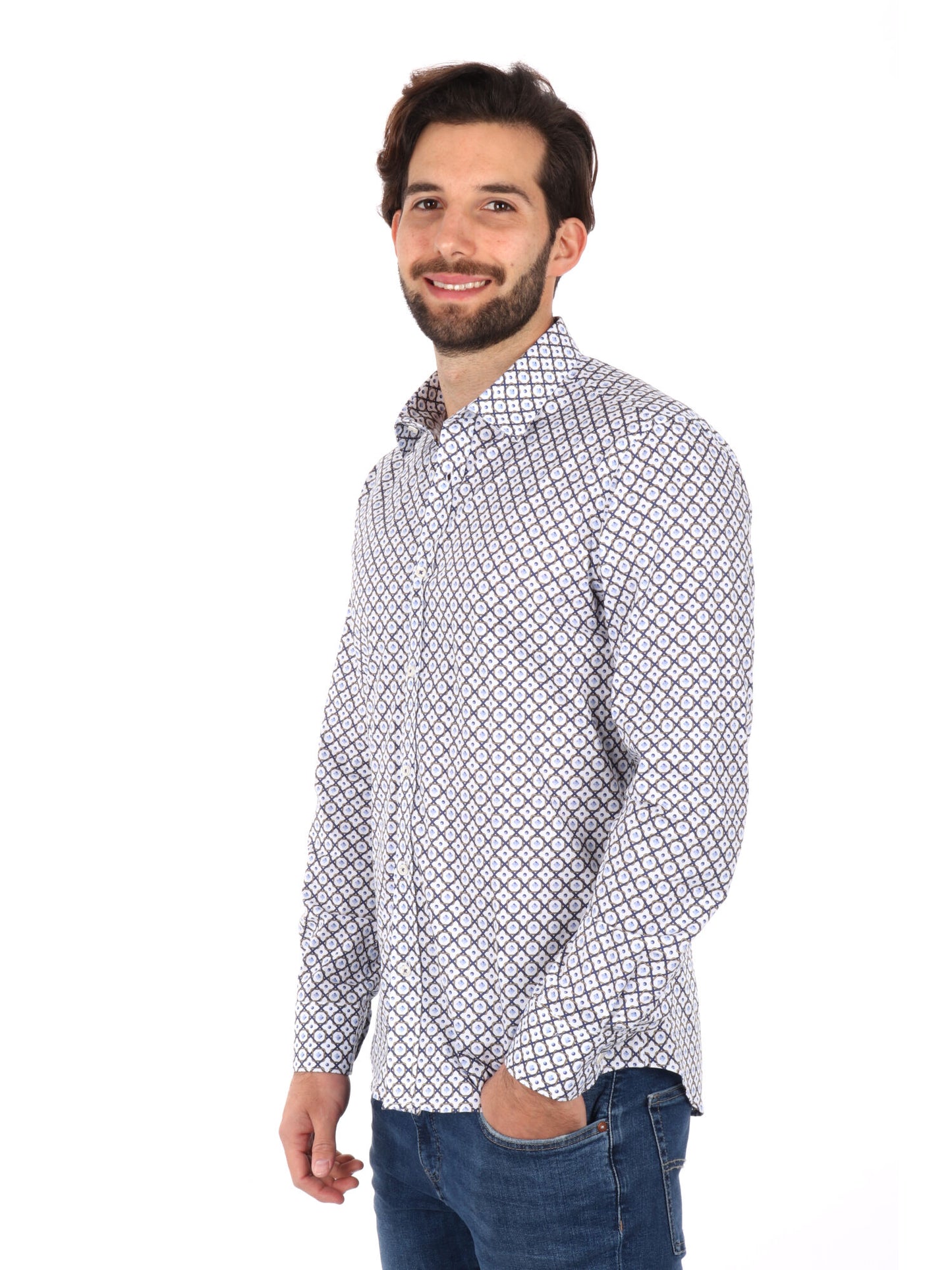 CAMICIA VELAR FB UOMO BIANCO