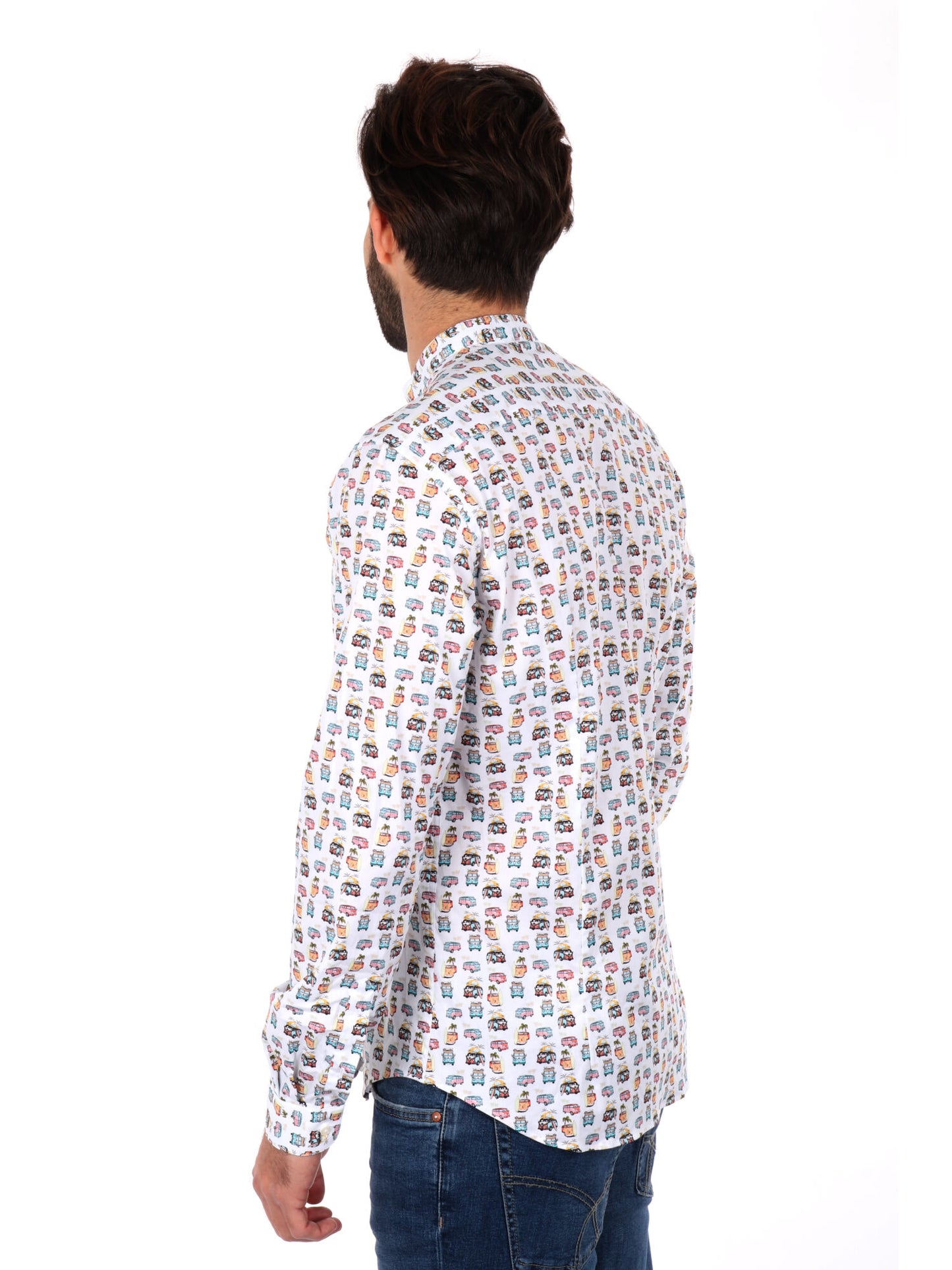 CAMICIA COLLETTO COREA VELAR FB UOMO BIANCO