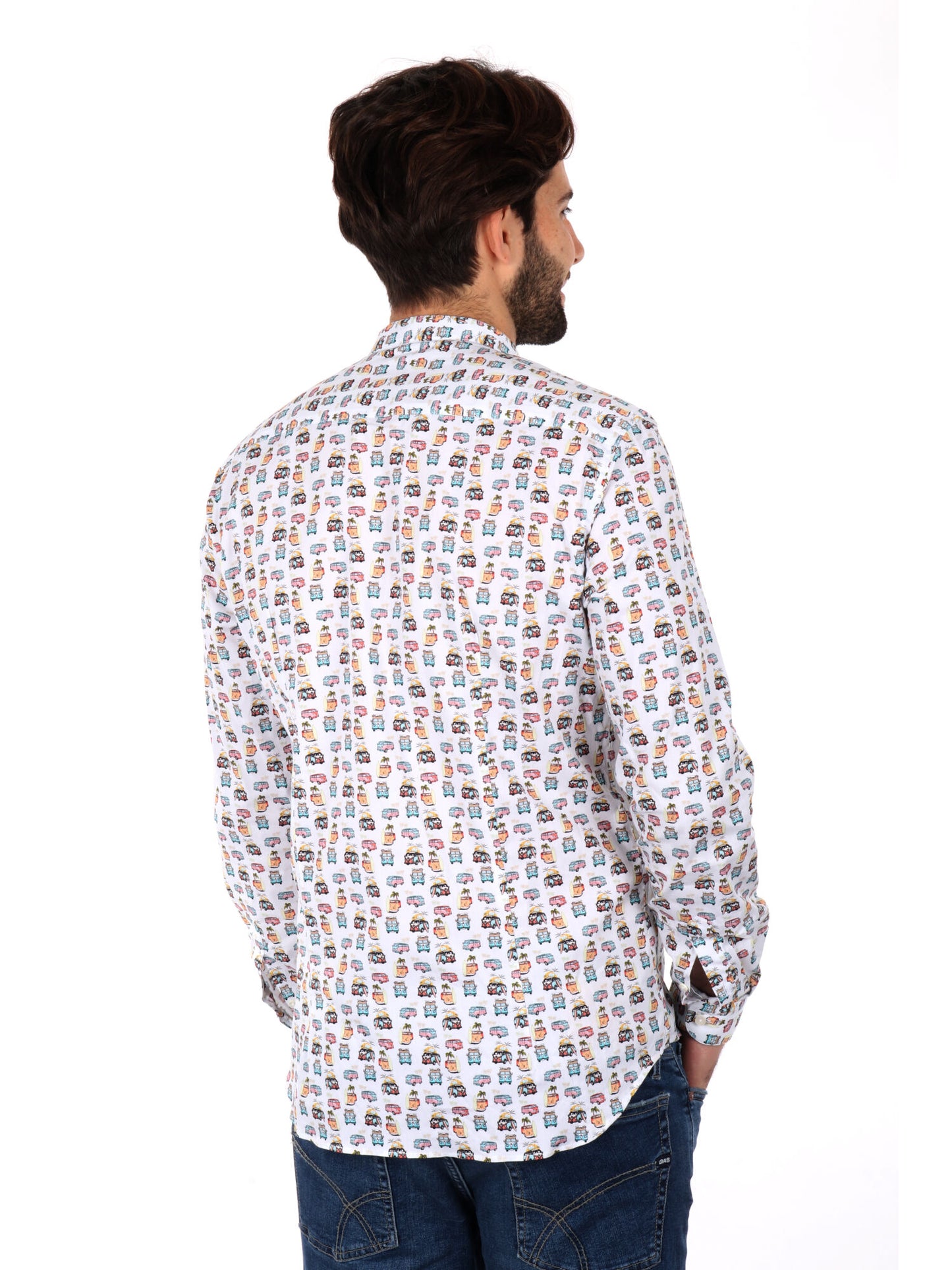 CAMICIA COLLETTO COREA VELAR FB UOMO BIANCO