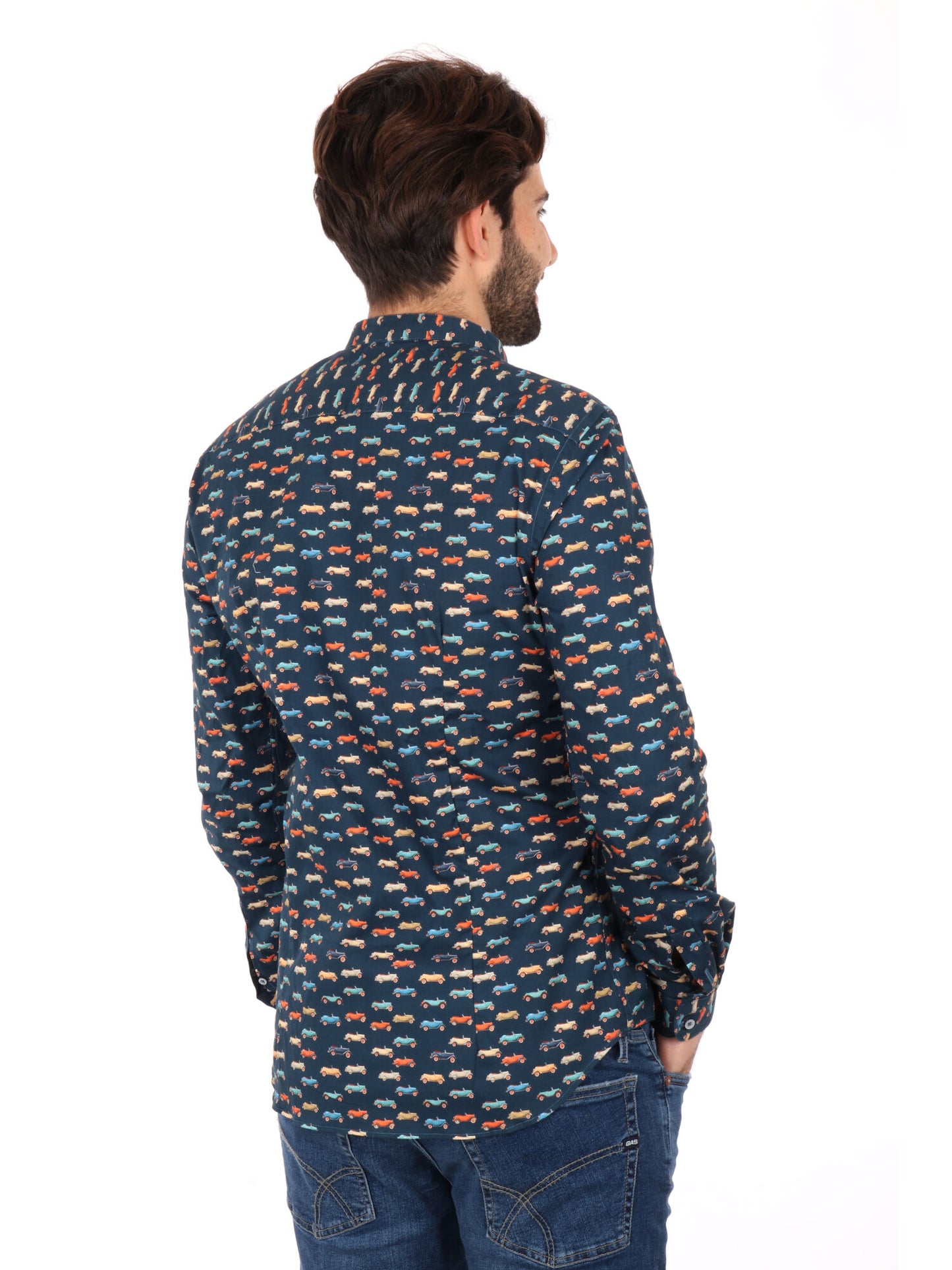 CAMICIA COLLETTO COREA VELAR FB UOMO BLU