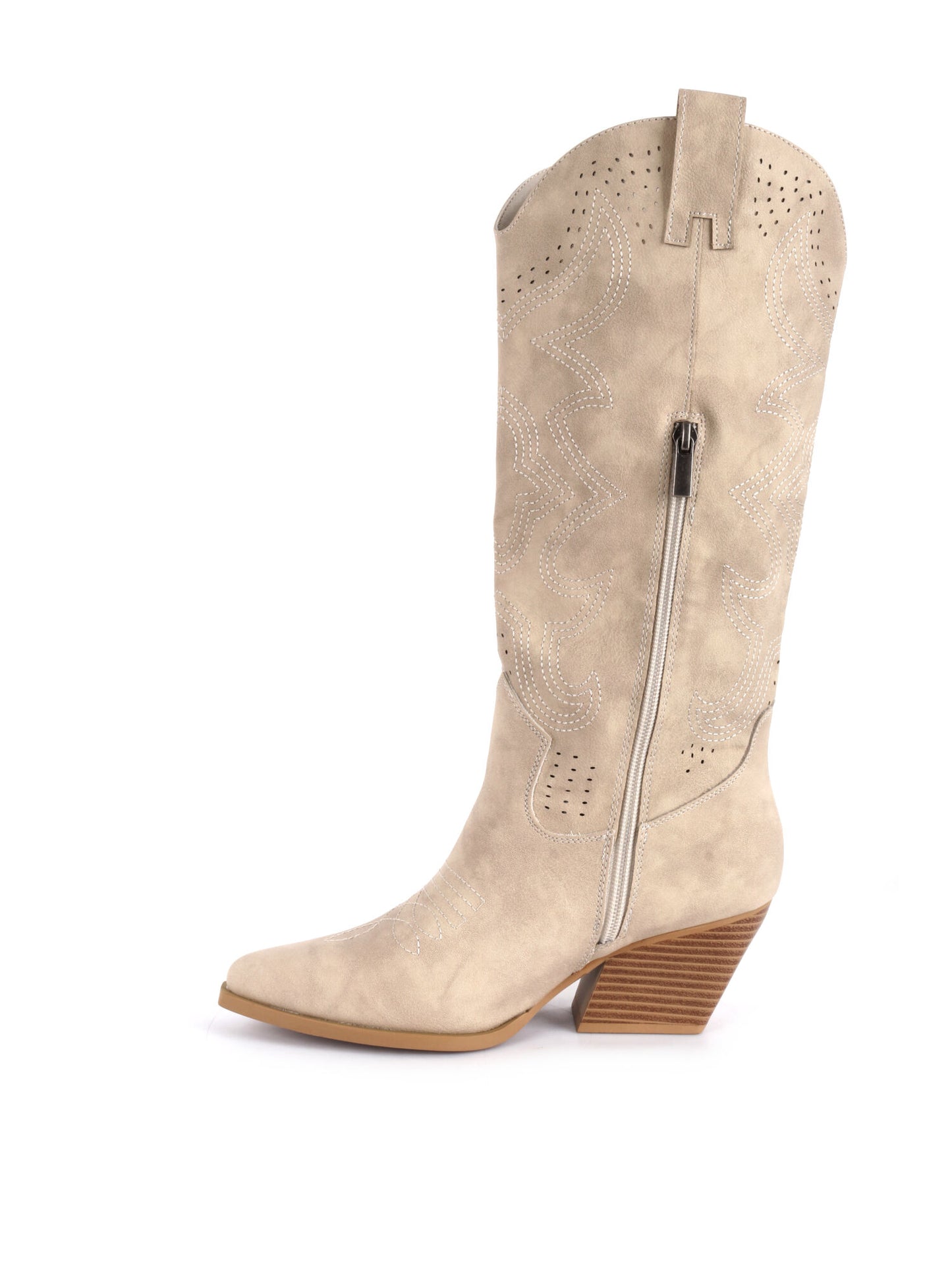 STIVALE TEXANO QUEEN HELENA DONNA BEIGE