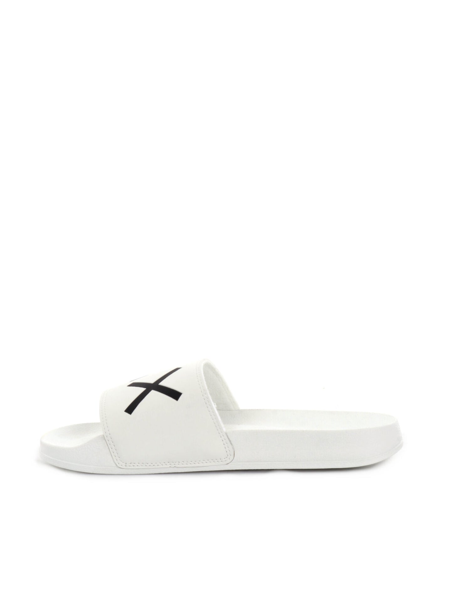 CIABATTA SLIPPERS LOGO SUN68 UOMO BIANCO