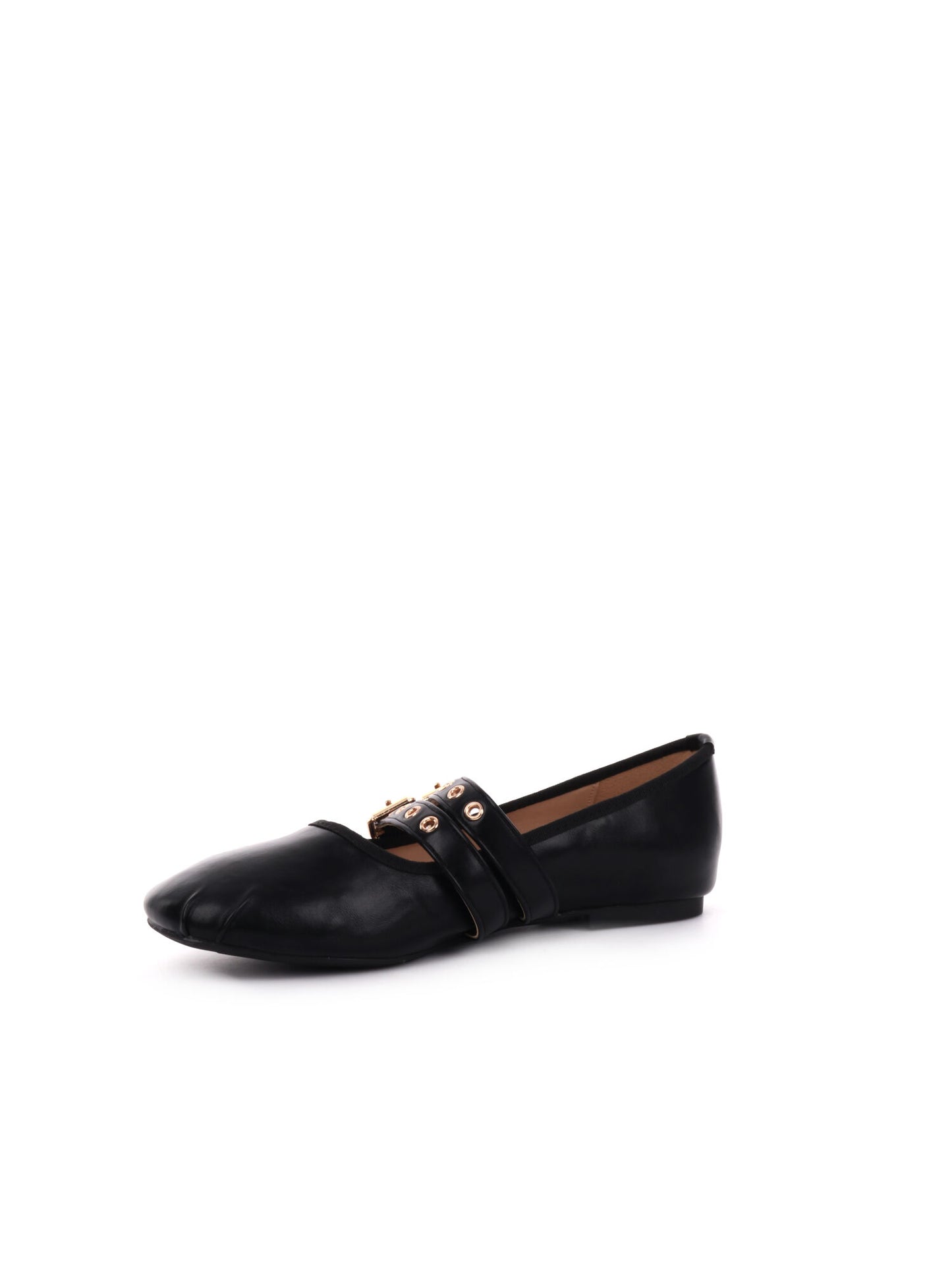 BALLERINA CON FIBBIE CLYO' DONNA NERO