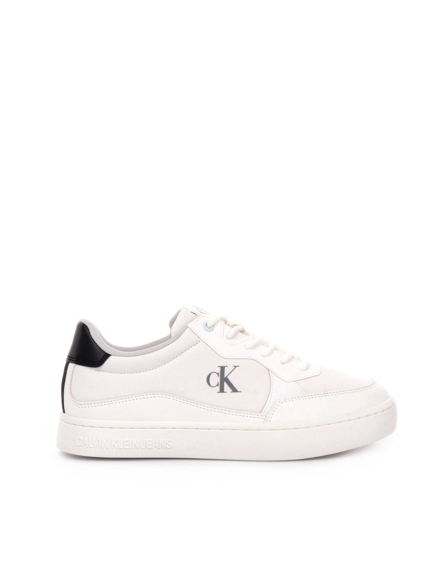 SNEAKERS CLASSIC CUPSOLE TECH CALVIN KLEIN JEANS UOMO BIANCO-NERO