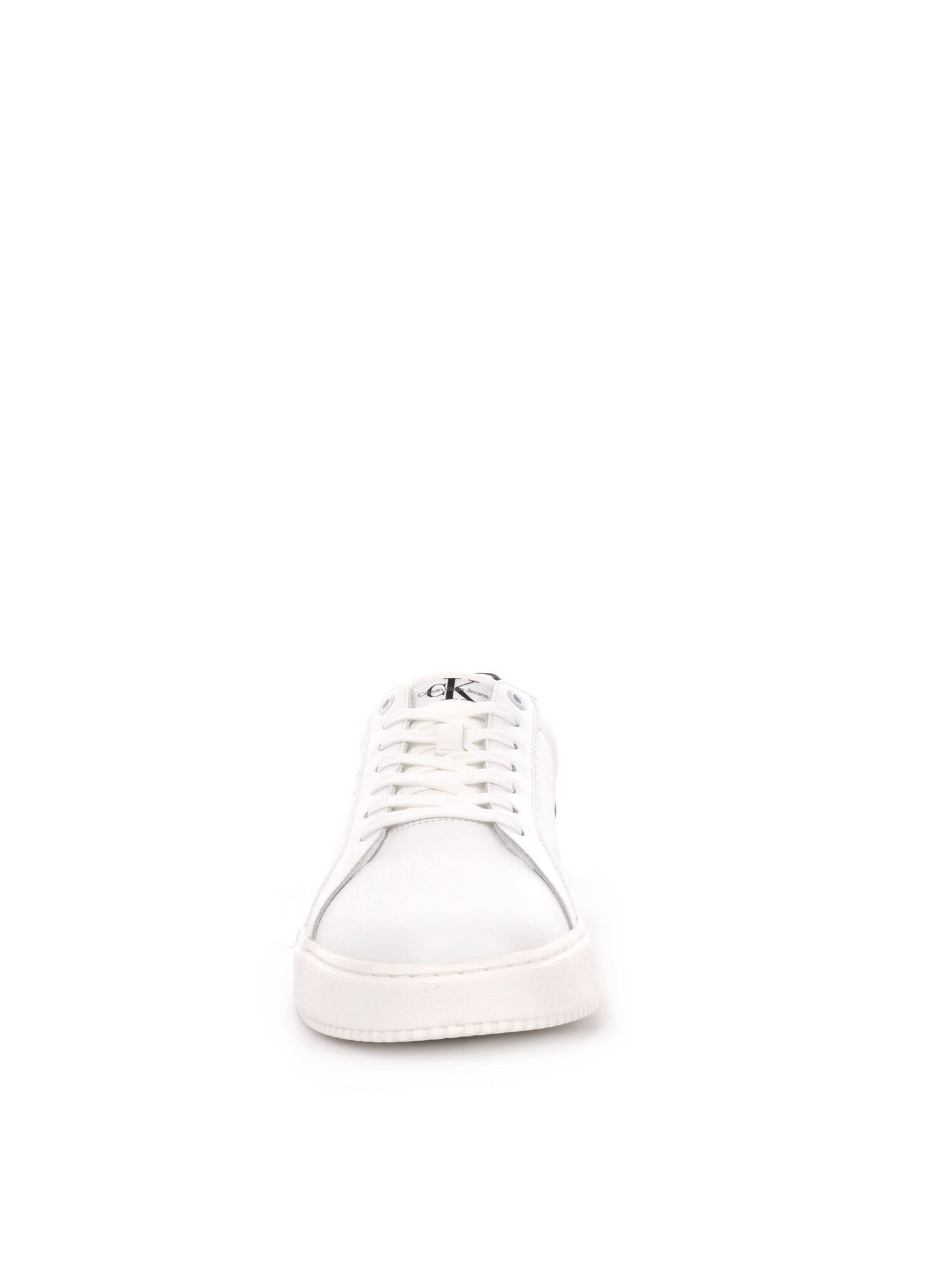 SNEAKER CHUNCKY IN PELLE CALVIN KLEIN JEANS UOMO BIANCO-NERO