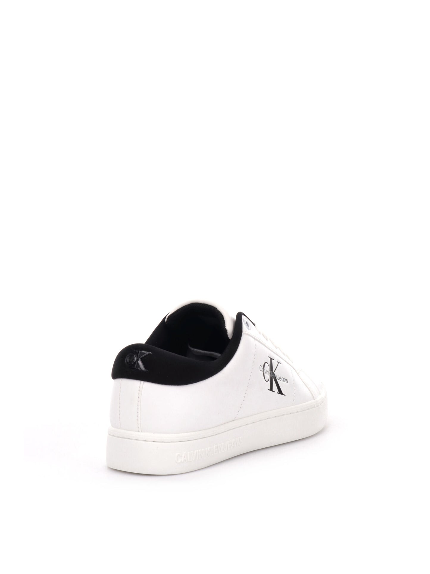 SNEAKERS CLASSIC CUPSOLE CALVIN KLEIN JEANS UOMO BIANCO-NERO