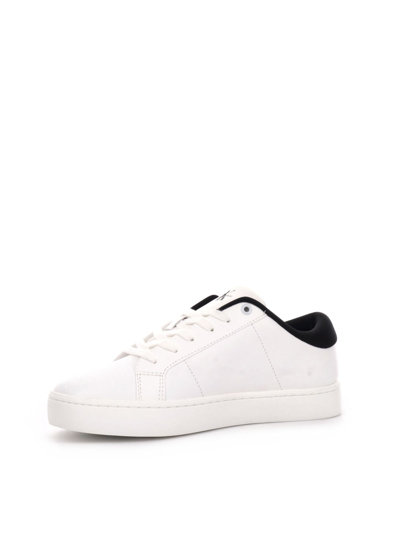SNEAKERS CLASSIC CUPSOLE CALVIN KLEIN JEANS UOMO BIANCO-NERO