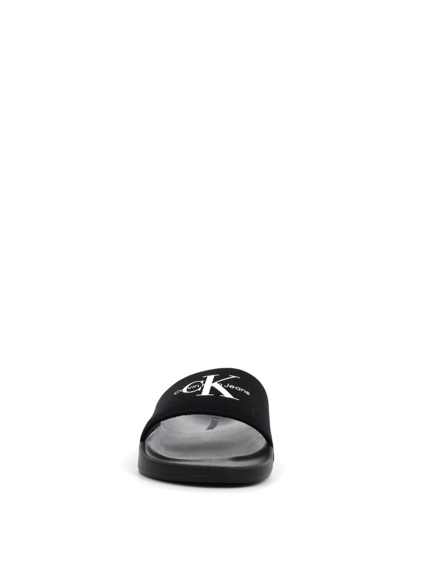 CIABATTA SLIDE MONOGRAM CALVIN KLEIN JEANS DONNA NERO