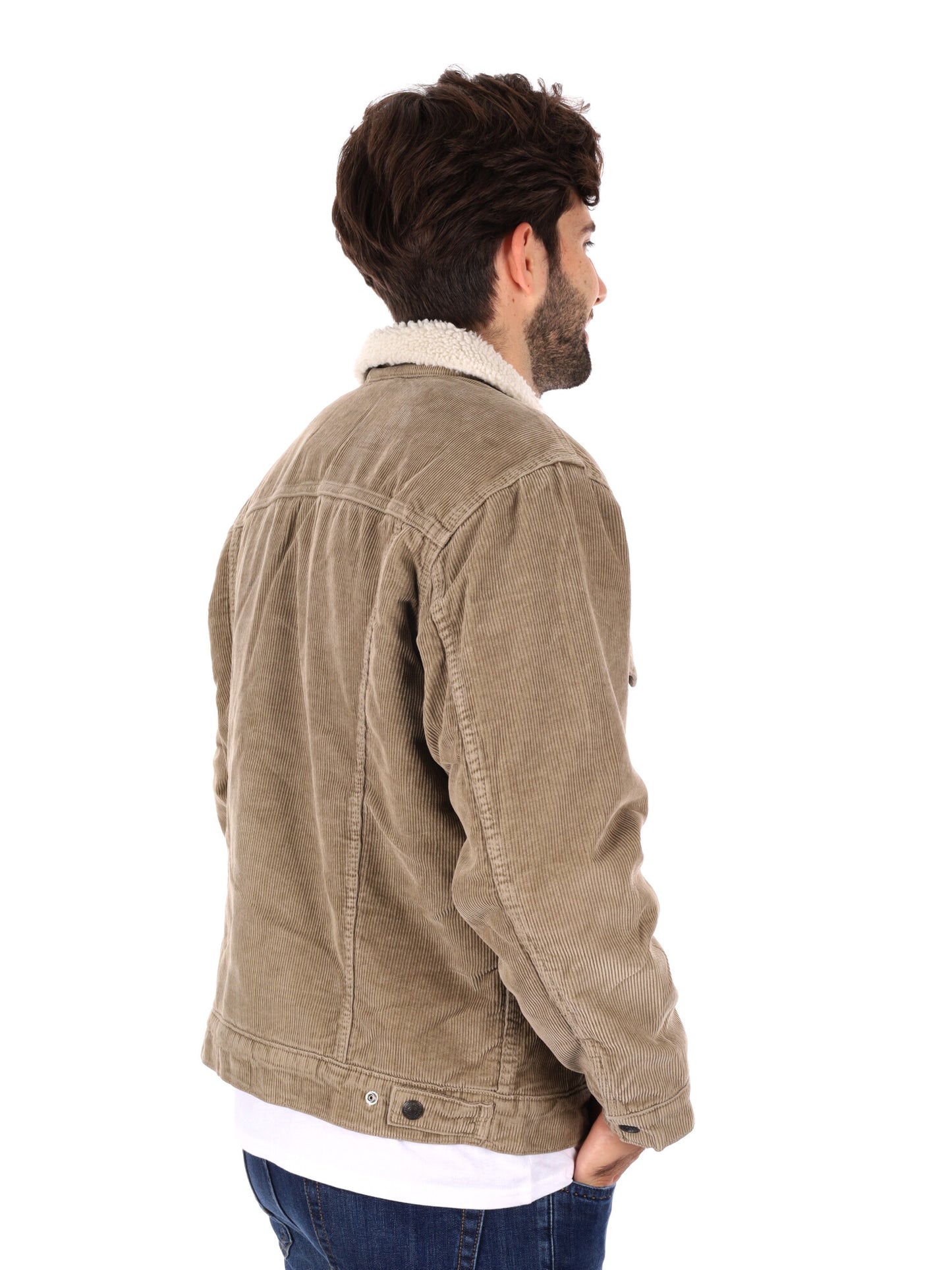 GIACCA SHERPA LEVI'S DA UOMO BEIGE