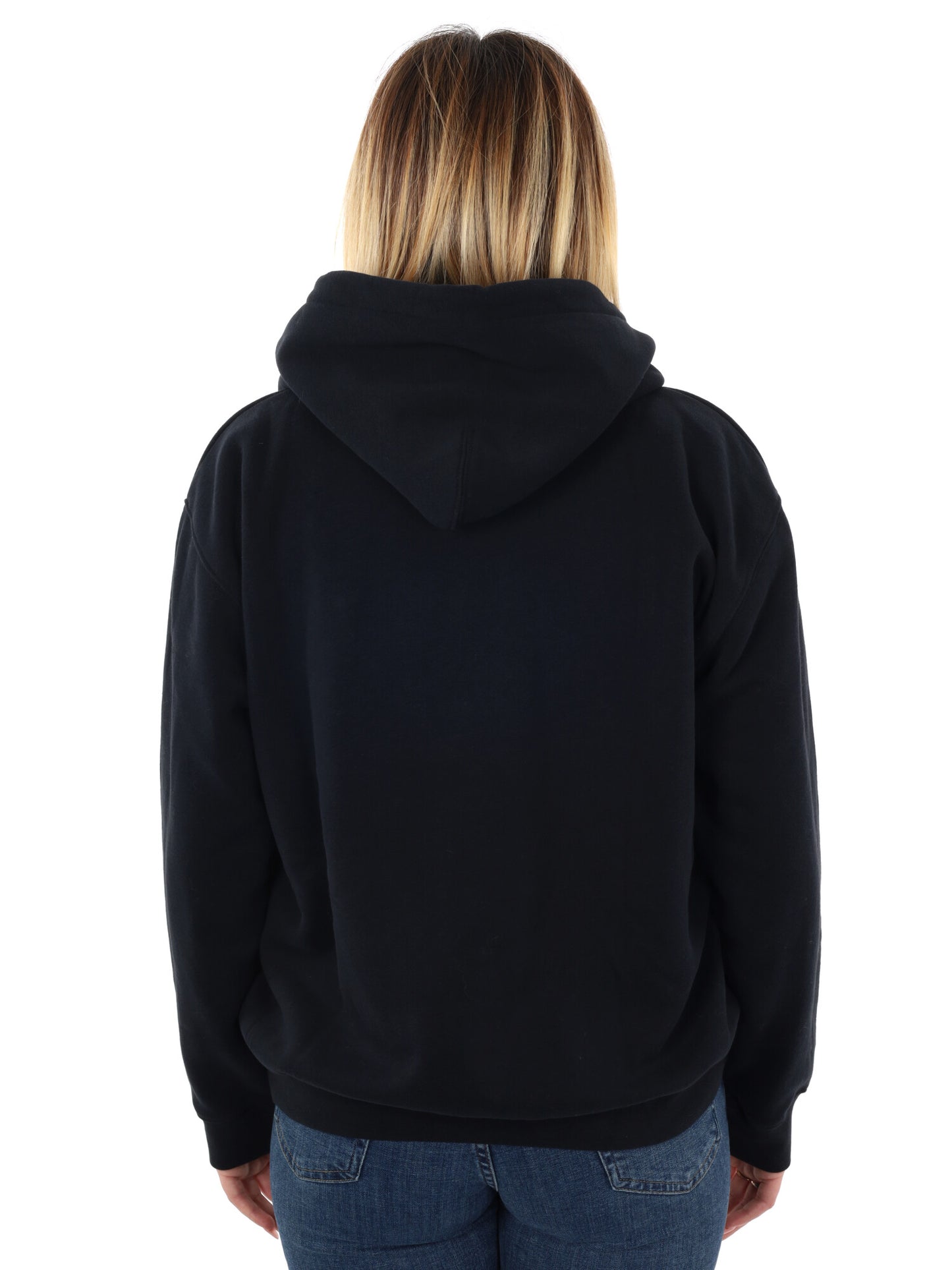 FELPA BASIC CON CAPPUCCIO LEVI'S DA DONNA NERO