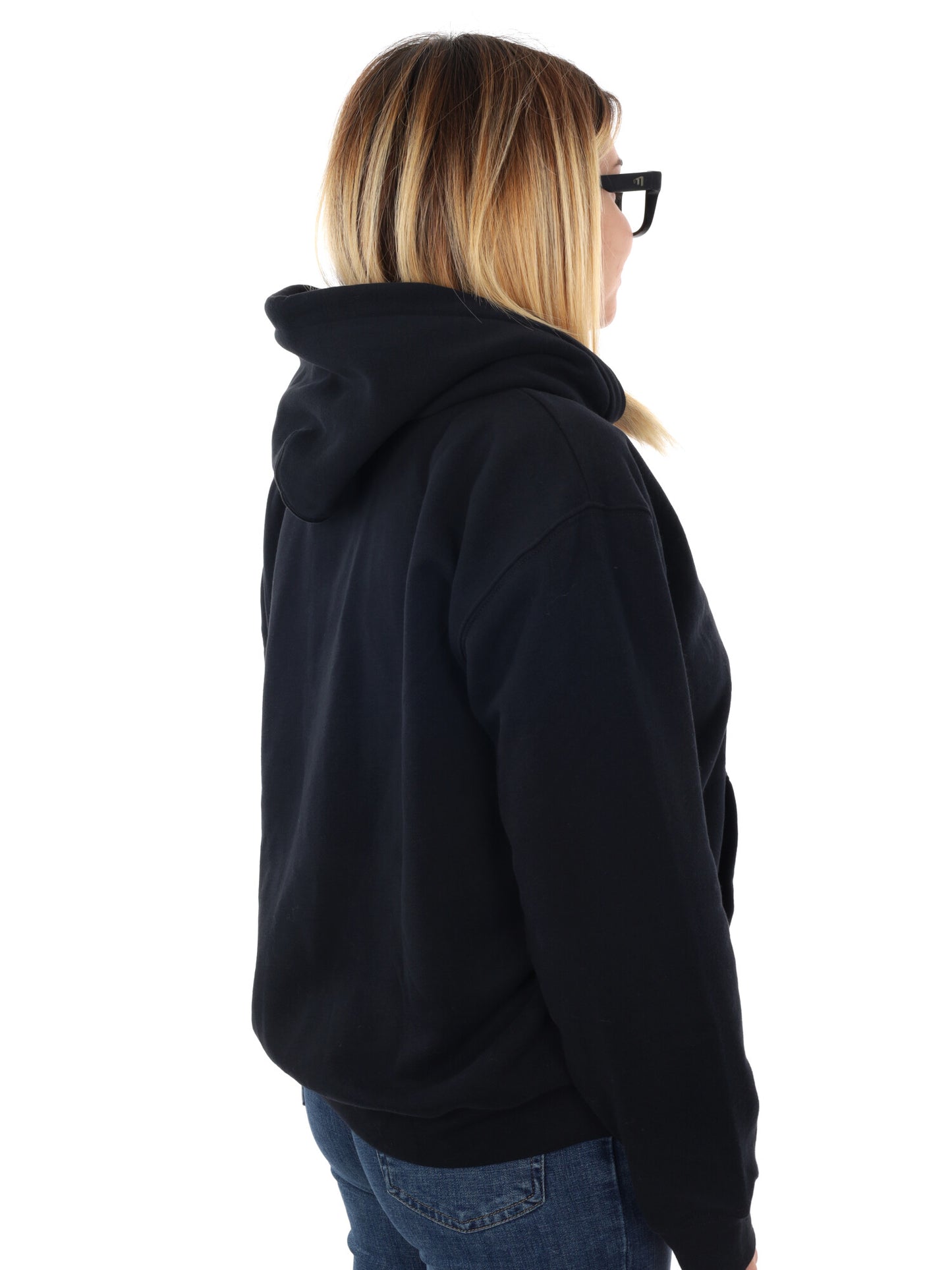 FELPA BASIC CON CAPPUCCIO LEVI'S DA DONNA NERO
