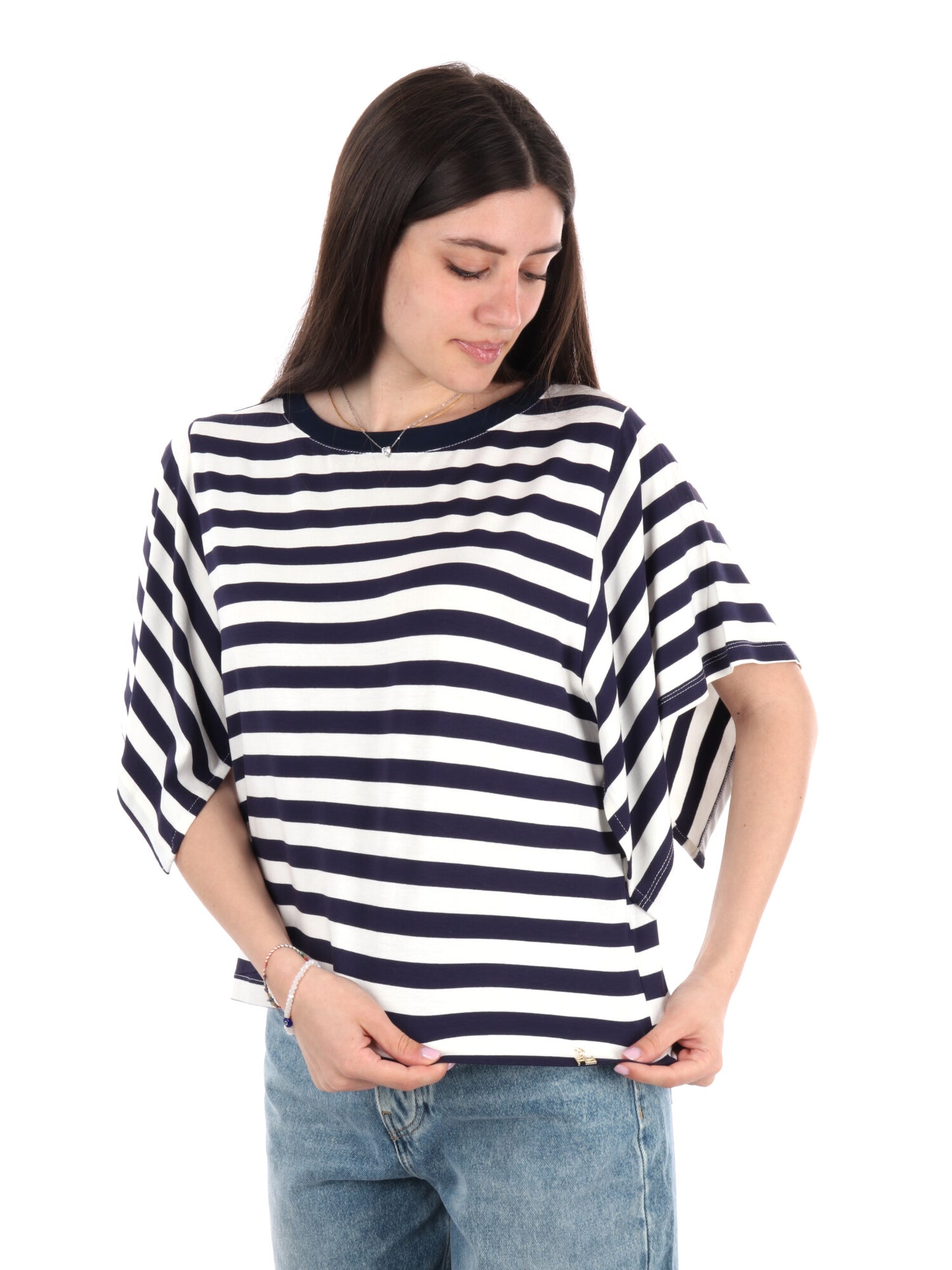 ARTIGLI T-SHIRT MM - PANNA-BLU