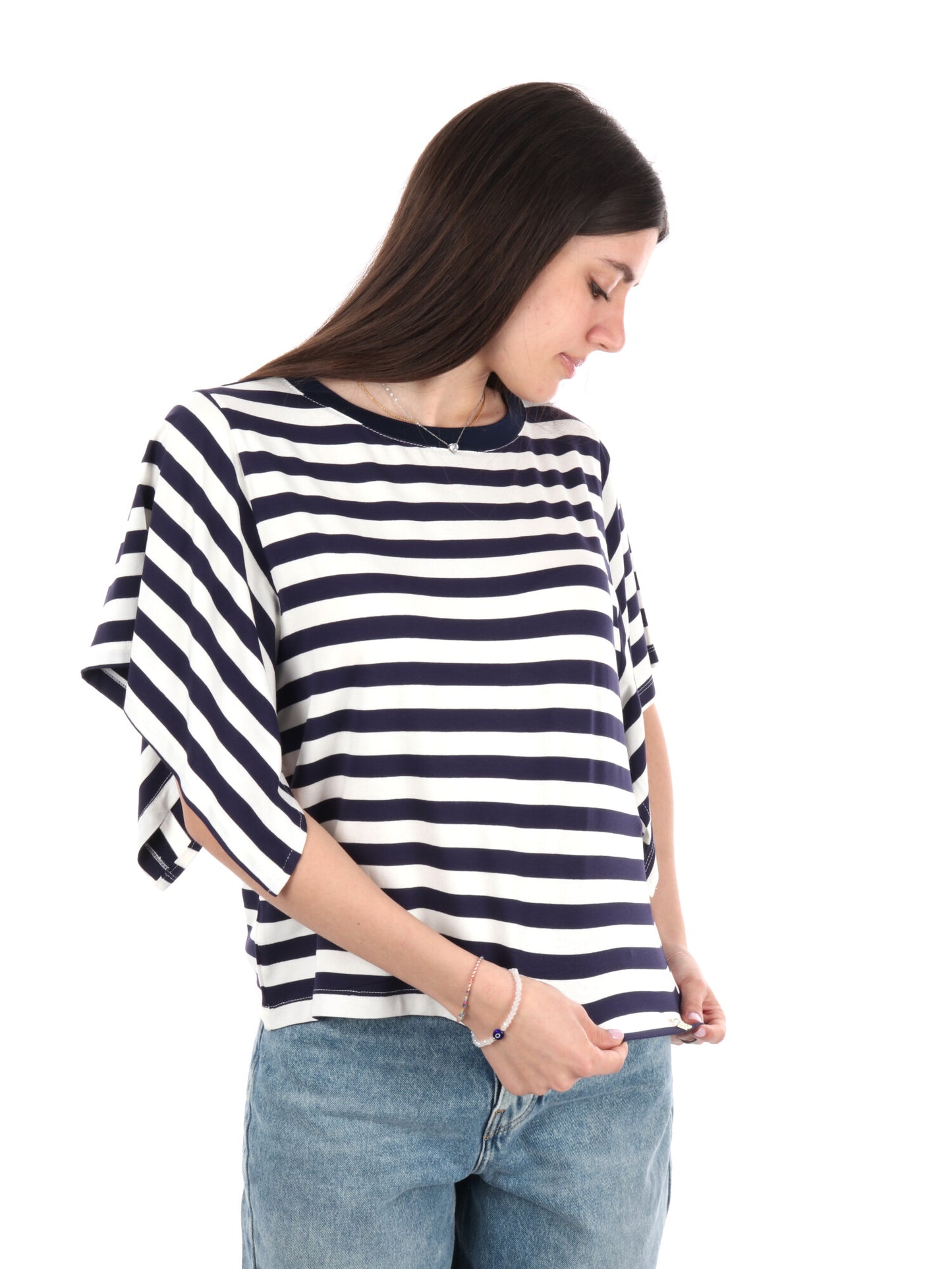 ARTIGLI T-SHIRT MM - PANNA-BLU