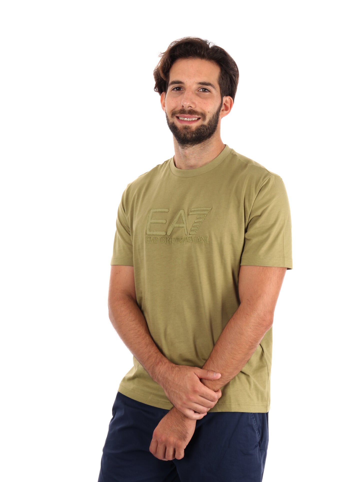 T-SHIRT GIROCOLLO TRAIN VISIBILITY EA7 EMPORIO ARMANI CEDRO