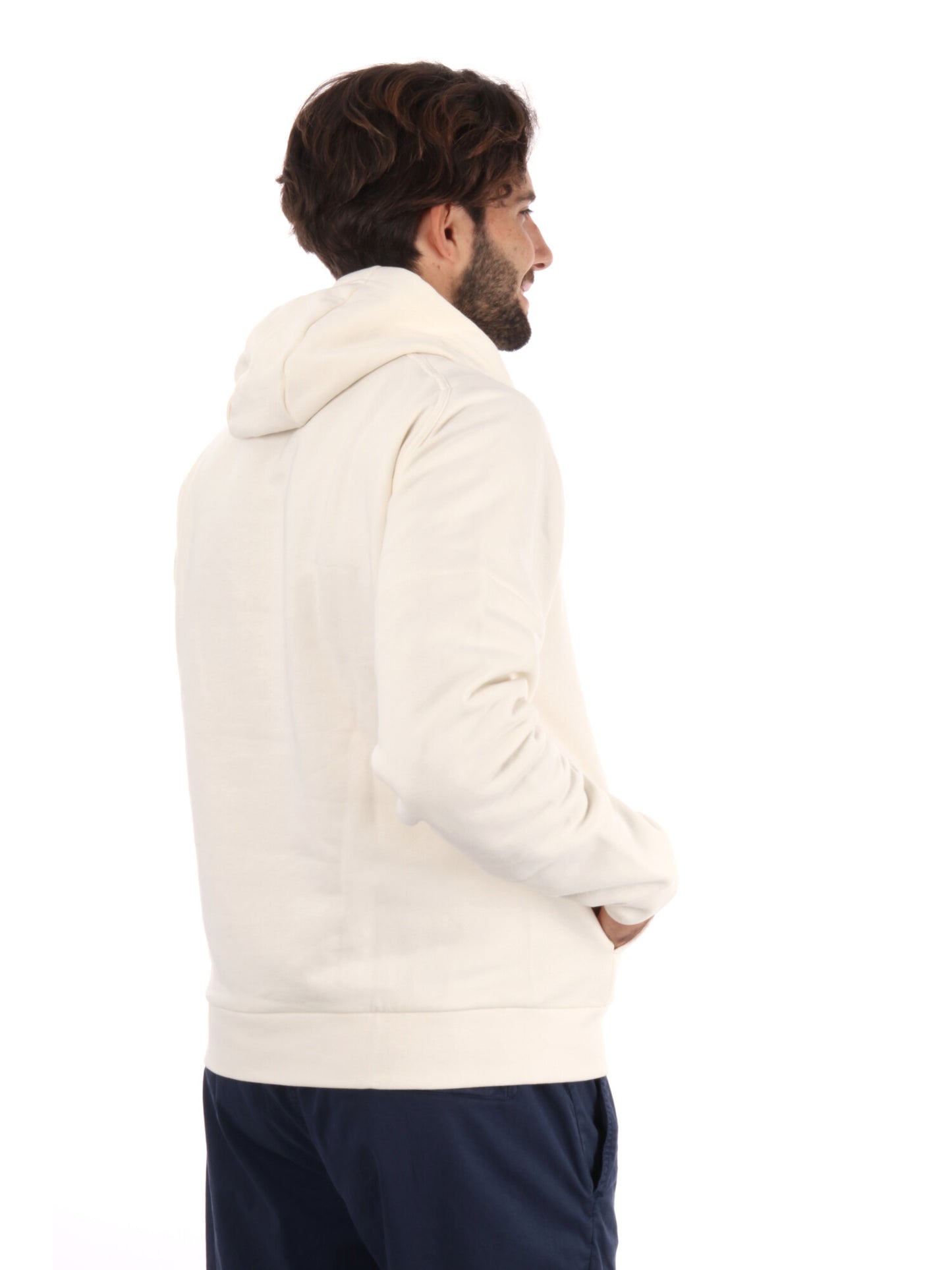 FELPA TRAIN VISIBILITY EMPORIO ARMANI 7 DA UOMO VANIGLIA
