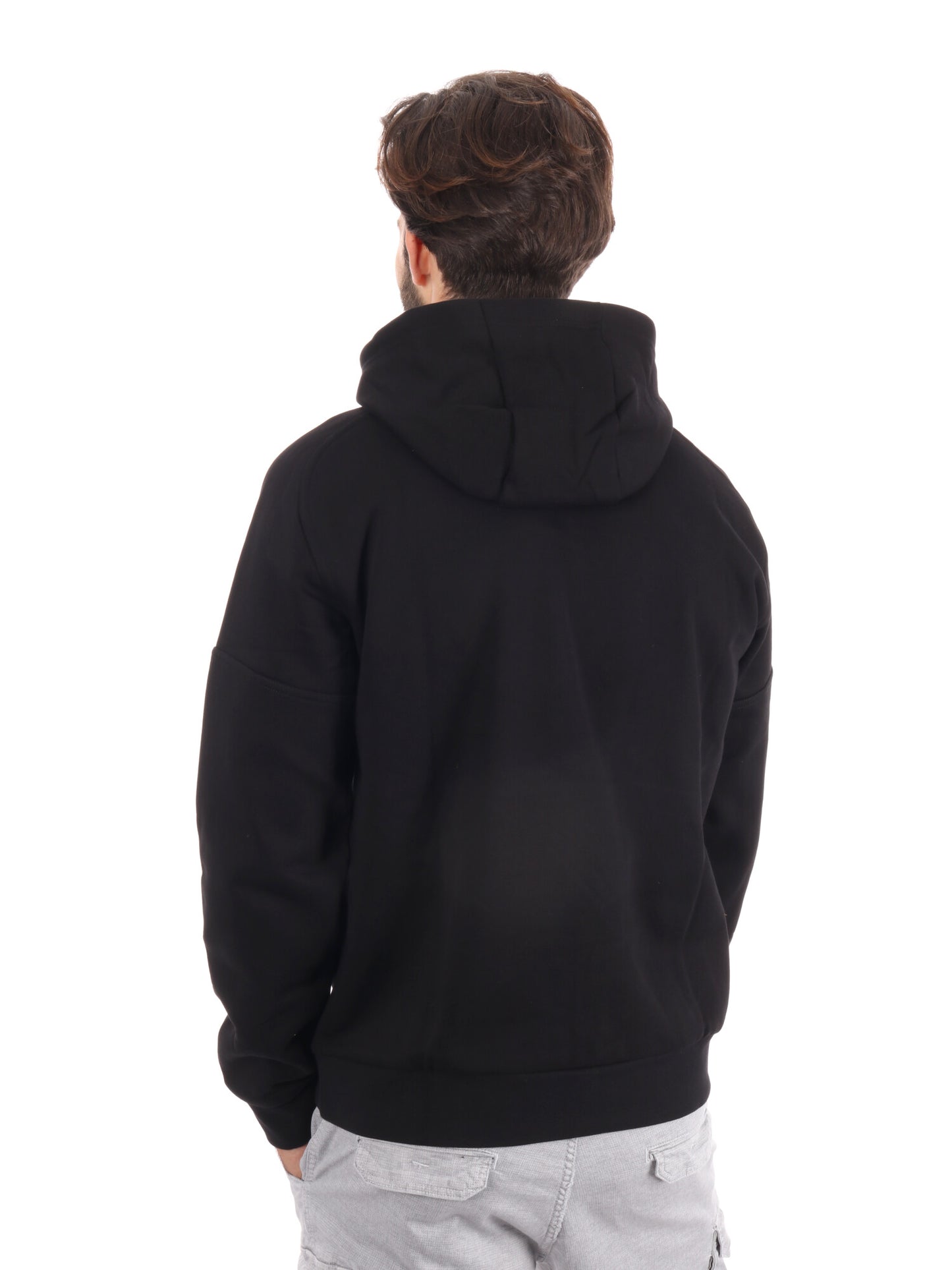 FELPA TRAIN VISIBILITY EMPORIO ARMANI 7 DA UOMO NERO BEIGE