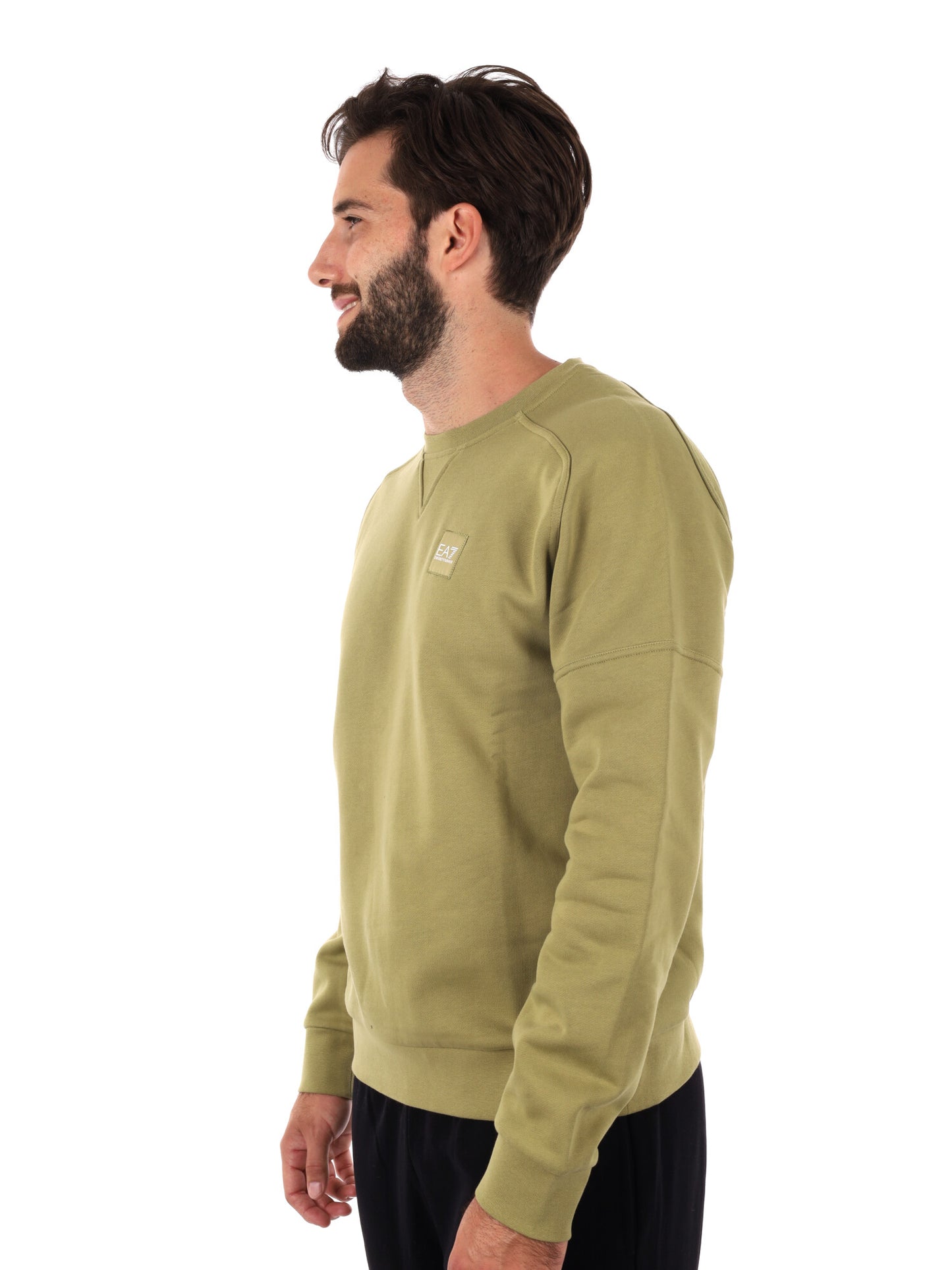 FELPA TRAIN VISIBILITY EA7 EMPORIO ARMANI DA UOMO CEDRO