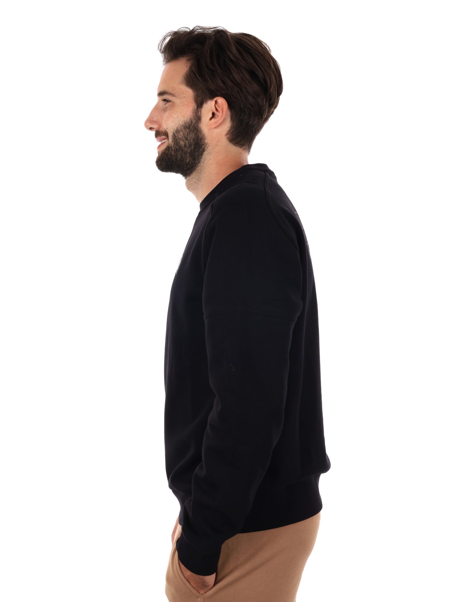 FELPA TRAIN VISIBILITY EA7 EMPORIO ARMANI DA UOMO NERO