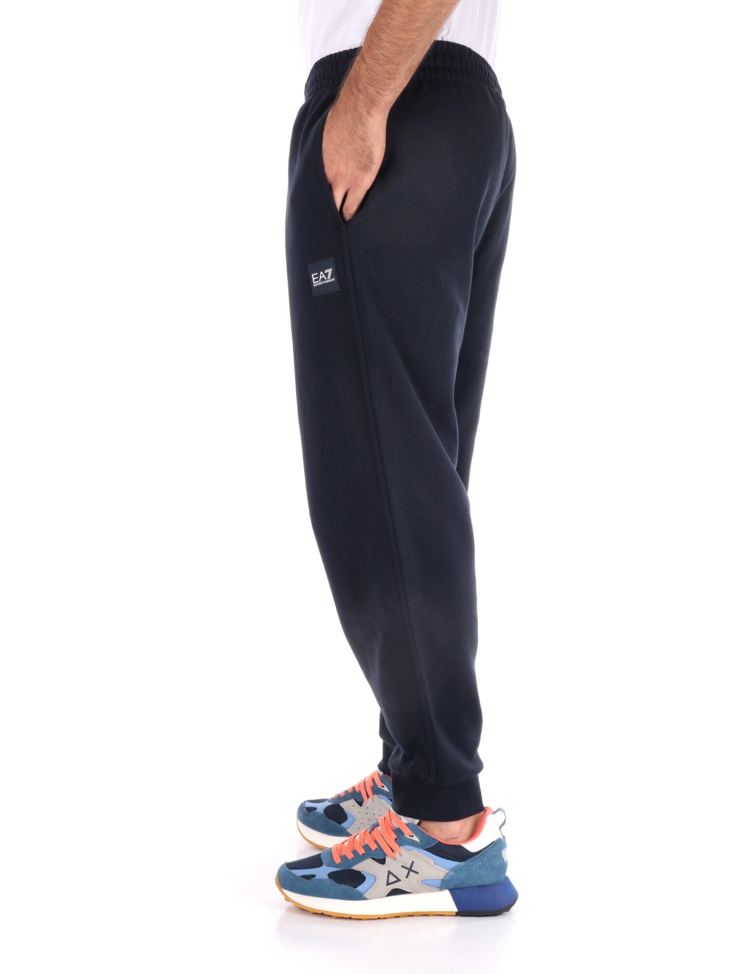 PANTALONI TRAIN VISIBILITY EA7 EMPORIO ARMANI DA UOMO BLU