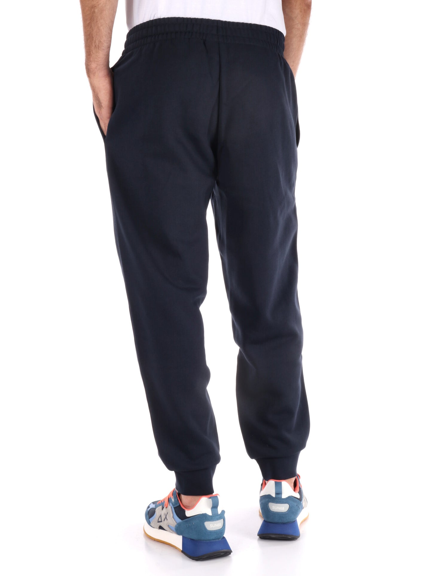 PANTALONI TRAIN VISIBILITY EA7 EMPORIO ARMANI DA UOMO BLU