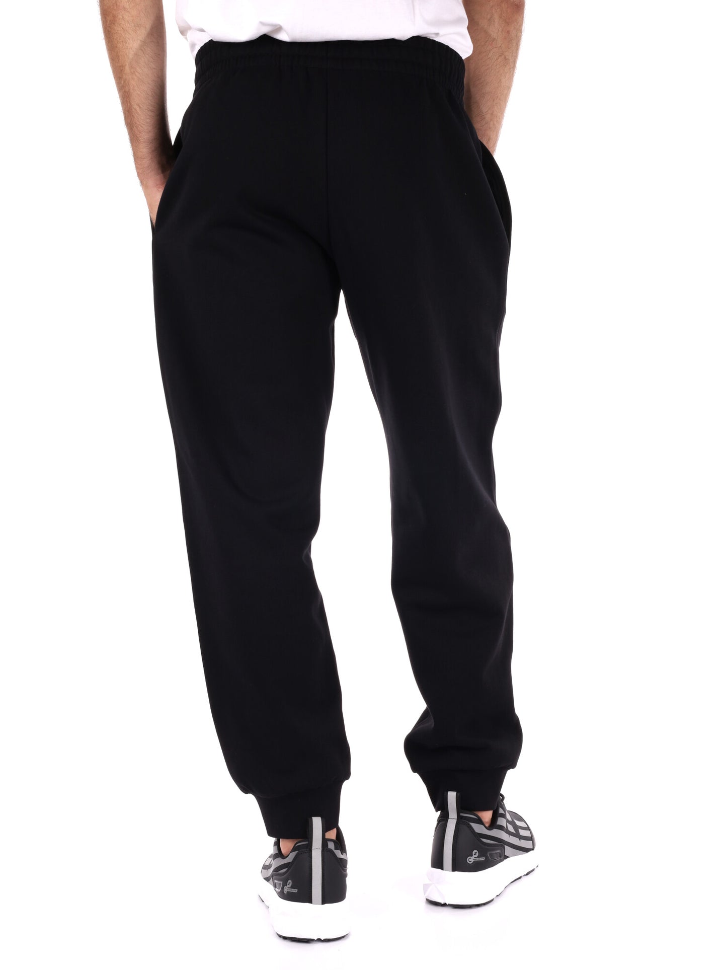 PANTALONI TRAIN VISIBILITY EA7 EMPORIO ARMANI DA UOMO NERO