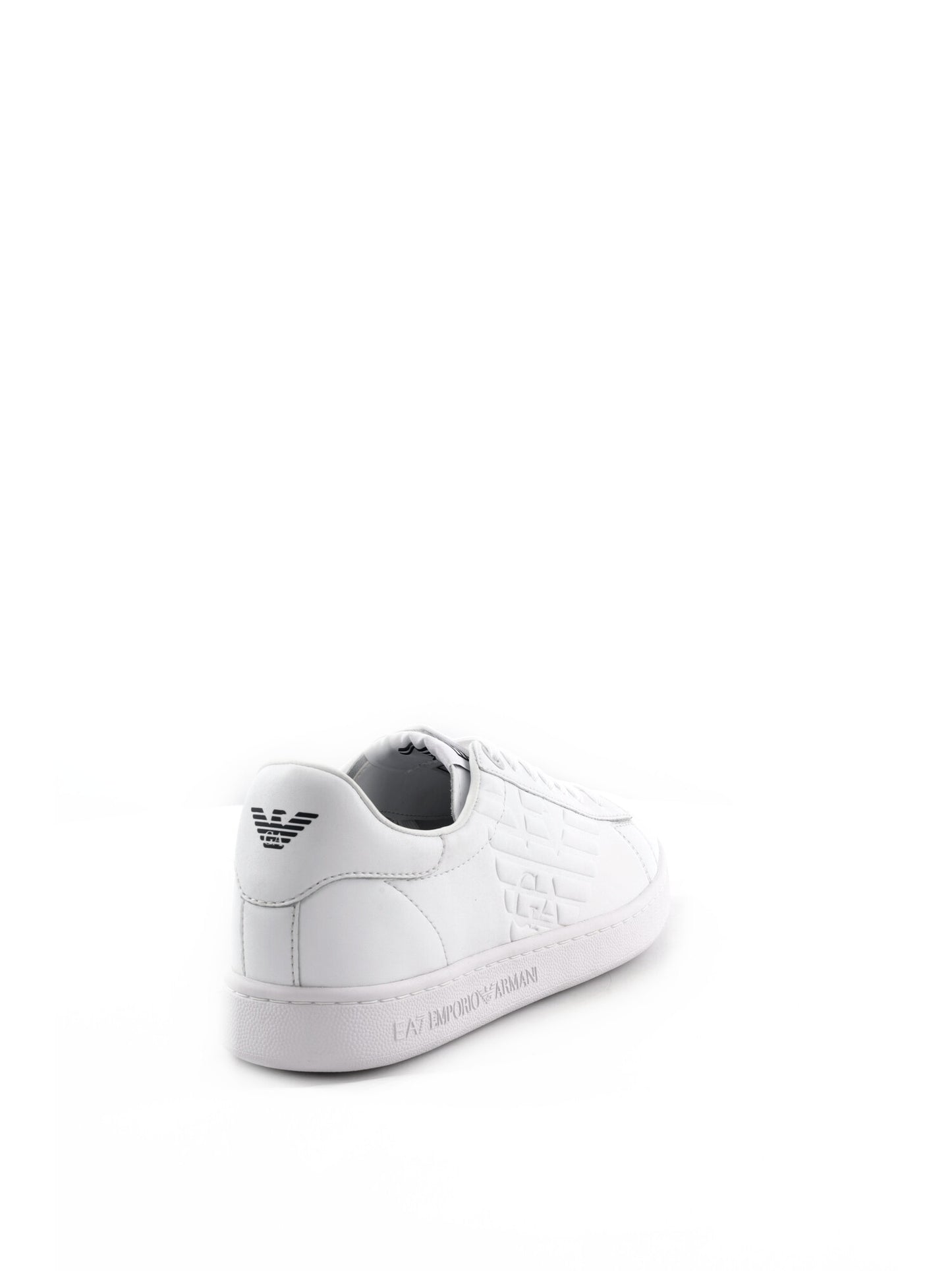 Sneakers EA7 Classic CC da uomo in pelle bianca eleganti e sportive