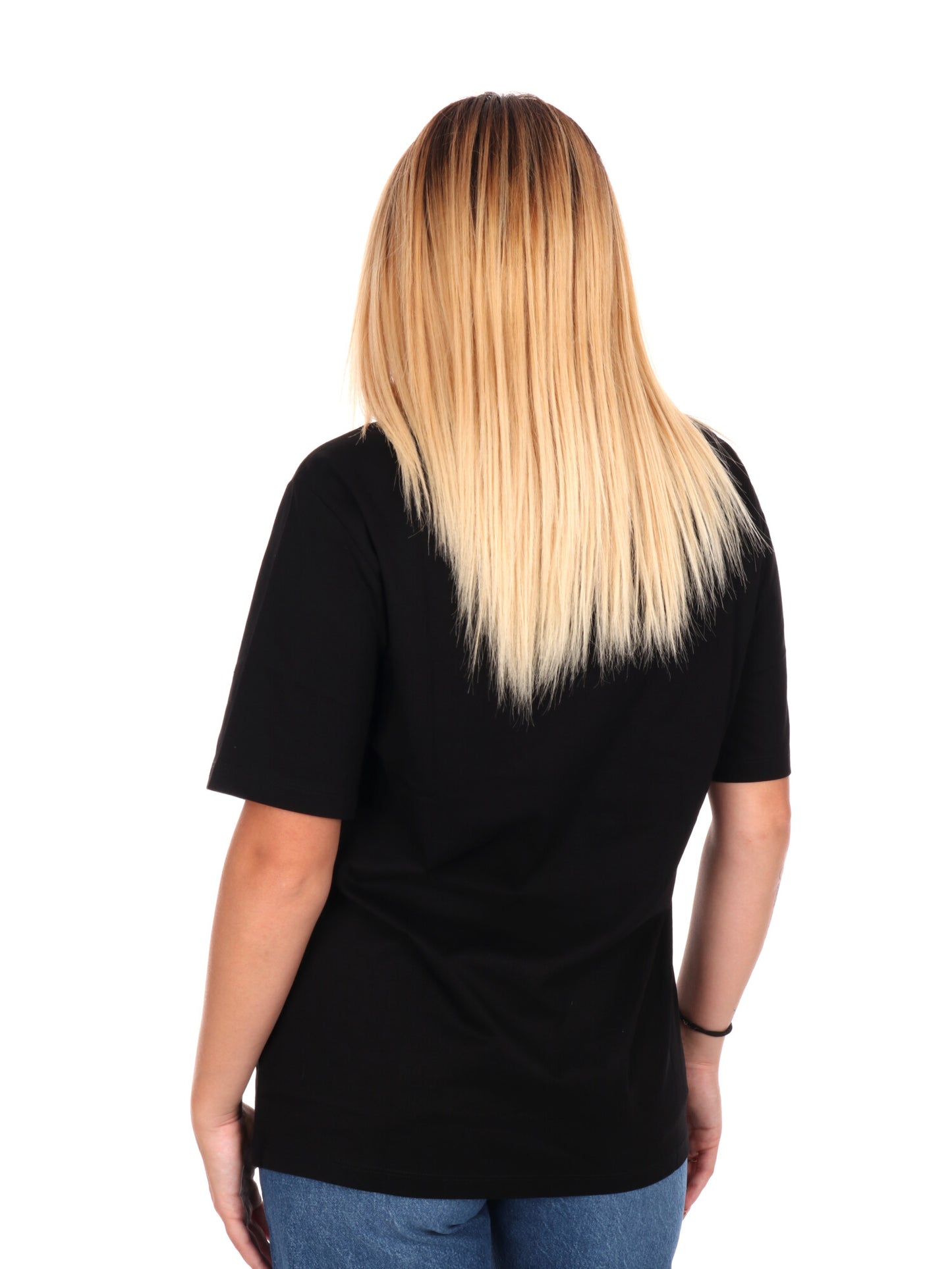 T-SHIRT VISIBILITY OVER EA7 EMPORIO ARMANI DA DONNA NERO