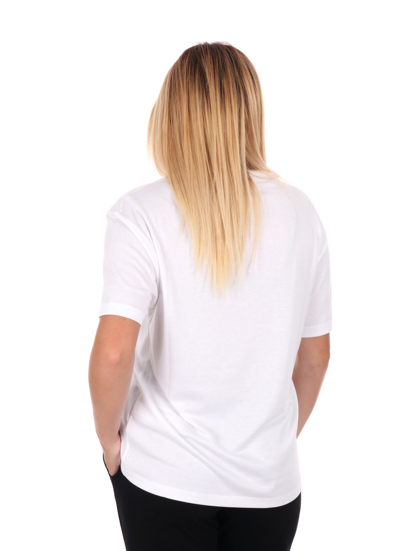 T-SHIRT TRAINING EA7 EMPORIO ARMANI DA DONNA DA DONNA BIANCO