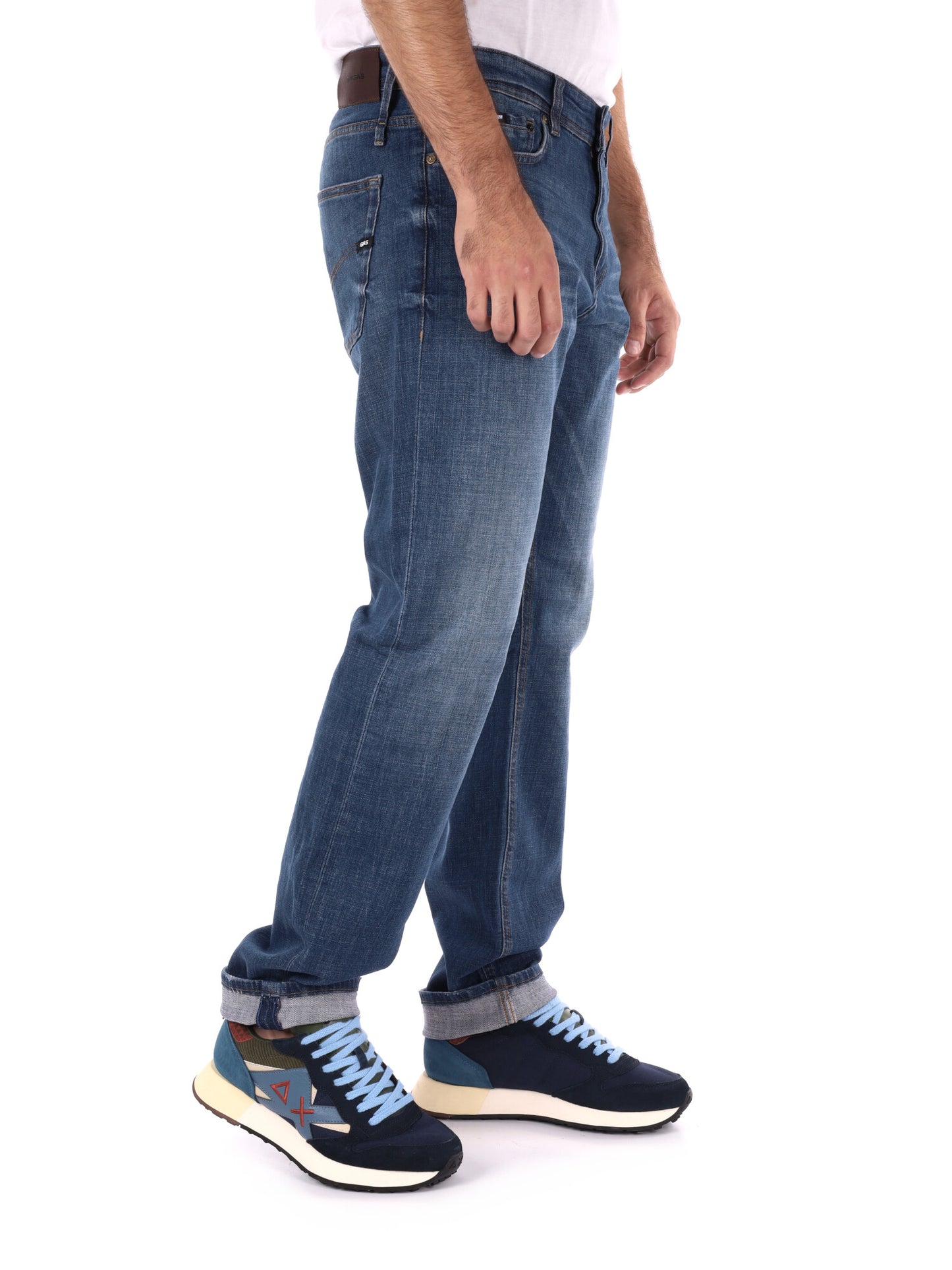 JEANS STRAIGHT MORRIS GAS DA UOMO BLU DENIM