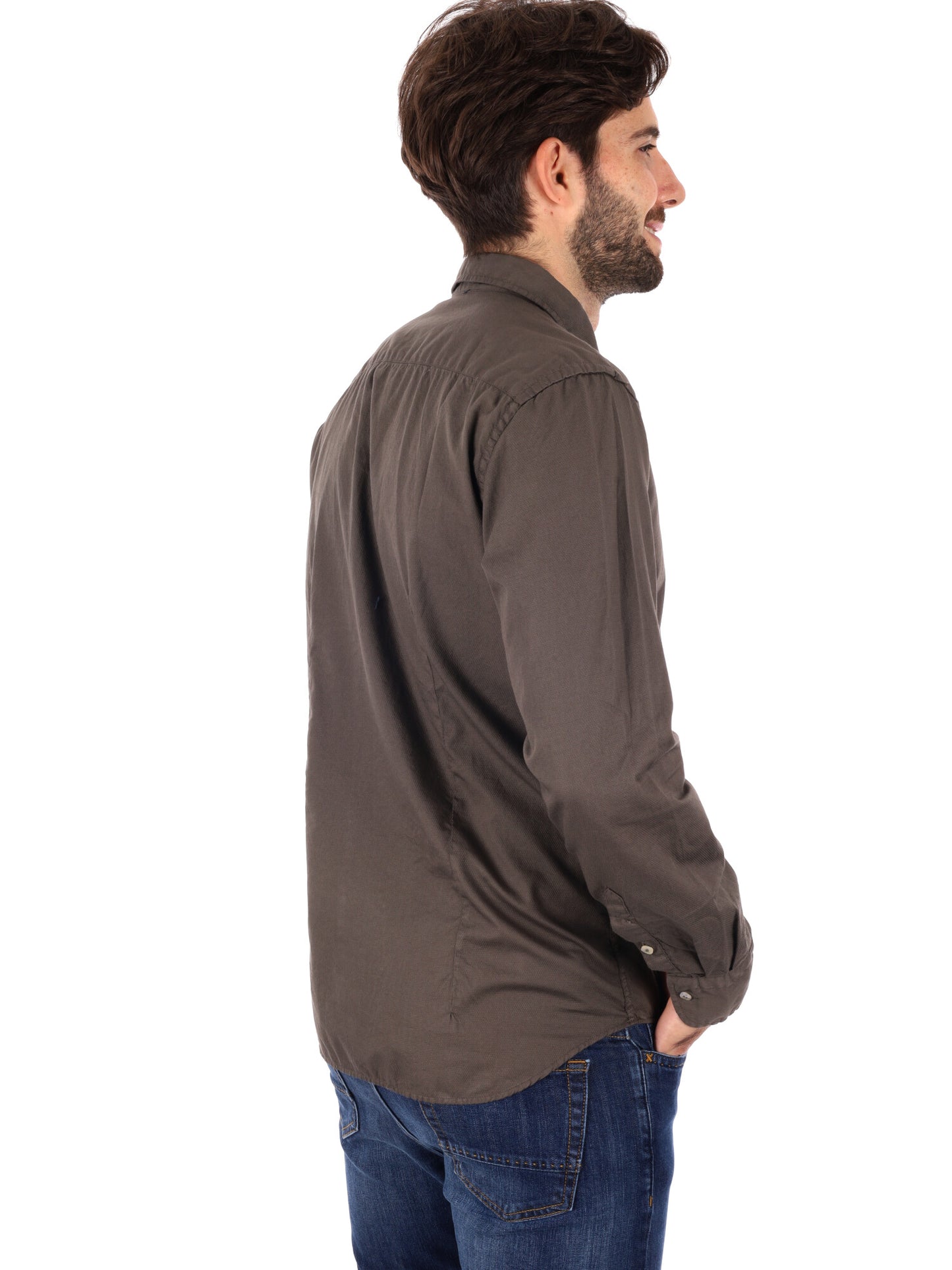 CAMICIA BENFICA FB DA UOMO FANGO