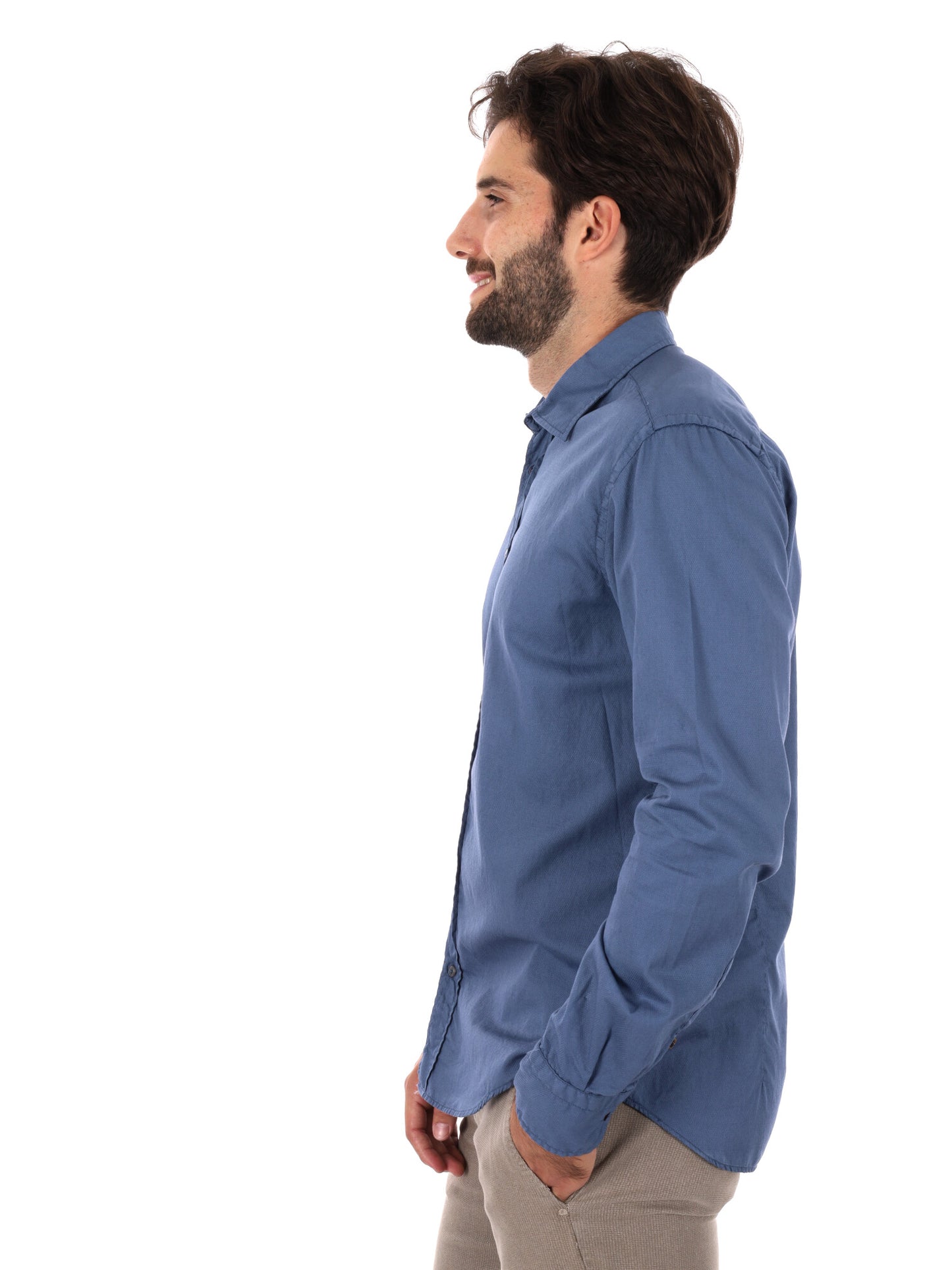 CAMICIA BENFICA FB DA UOMO INDACO