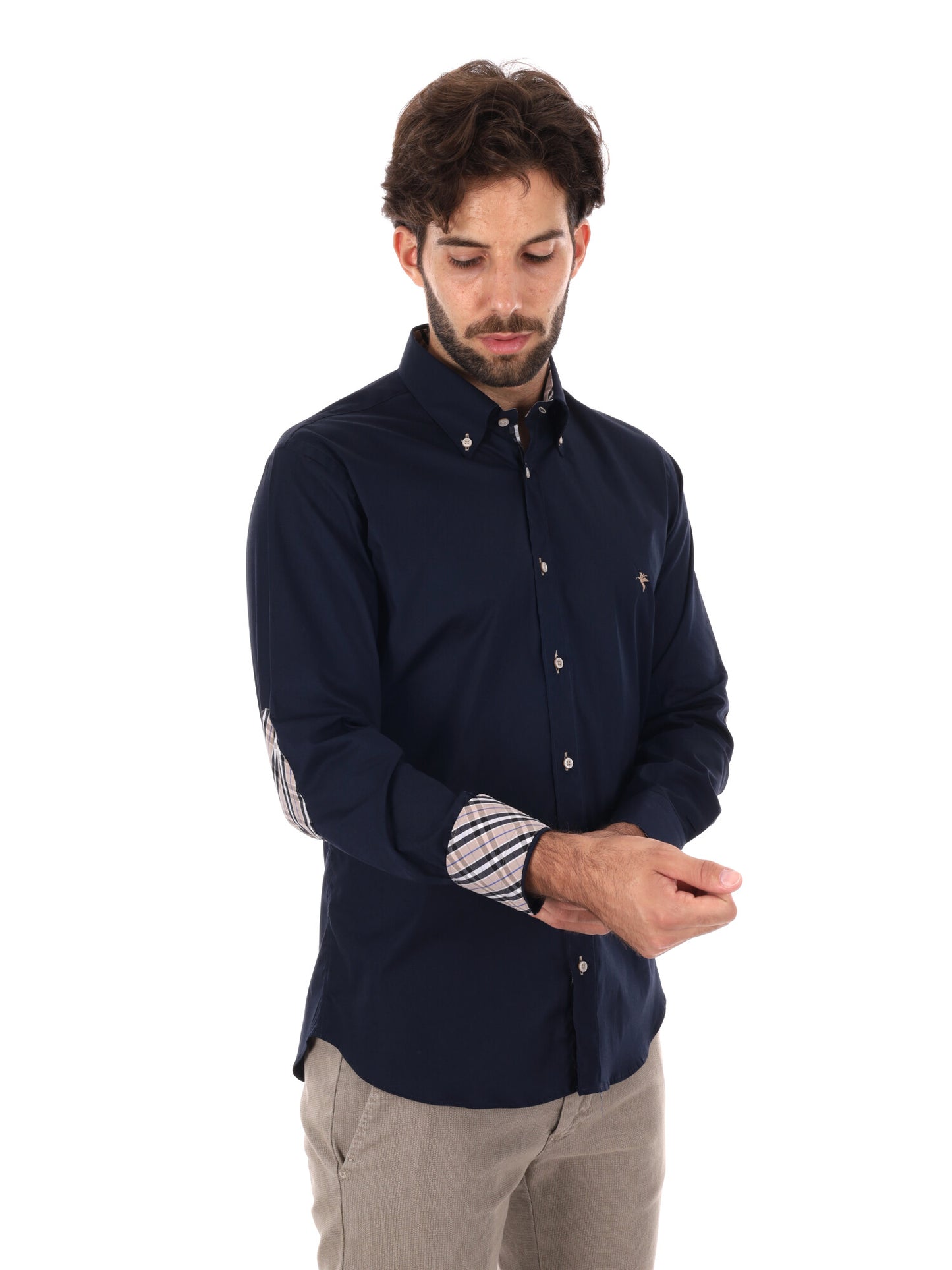 CAMICIA BERRY FB DA UOMO BLU