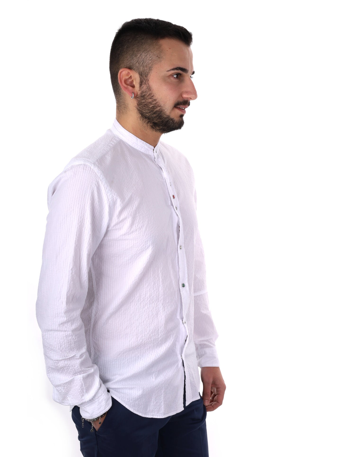Camicia Beto Corea, elegante camicia bianca da uomo per cerimonie