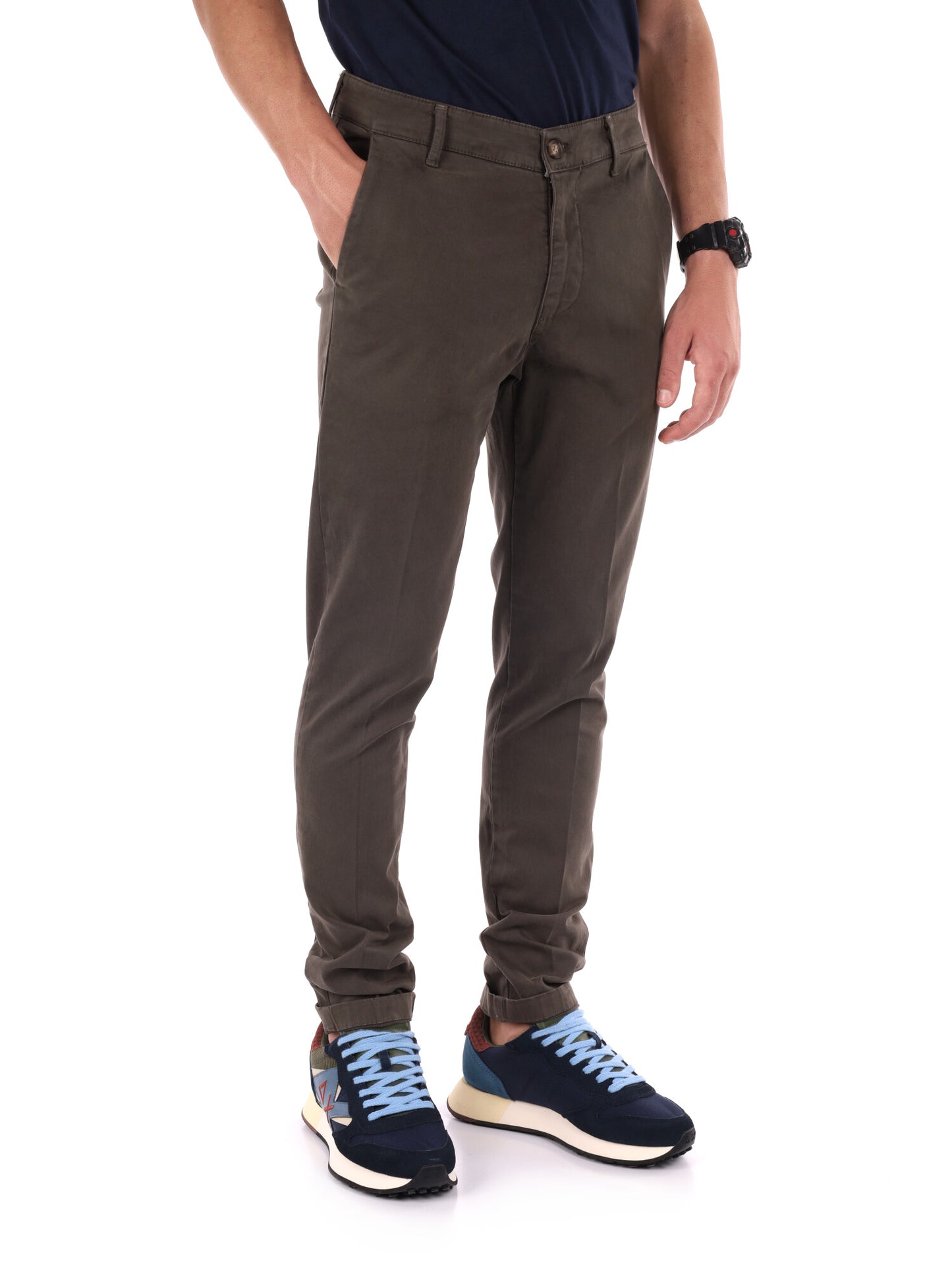 PANTALONE BING FB DA UOMO  MARRONE