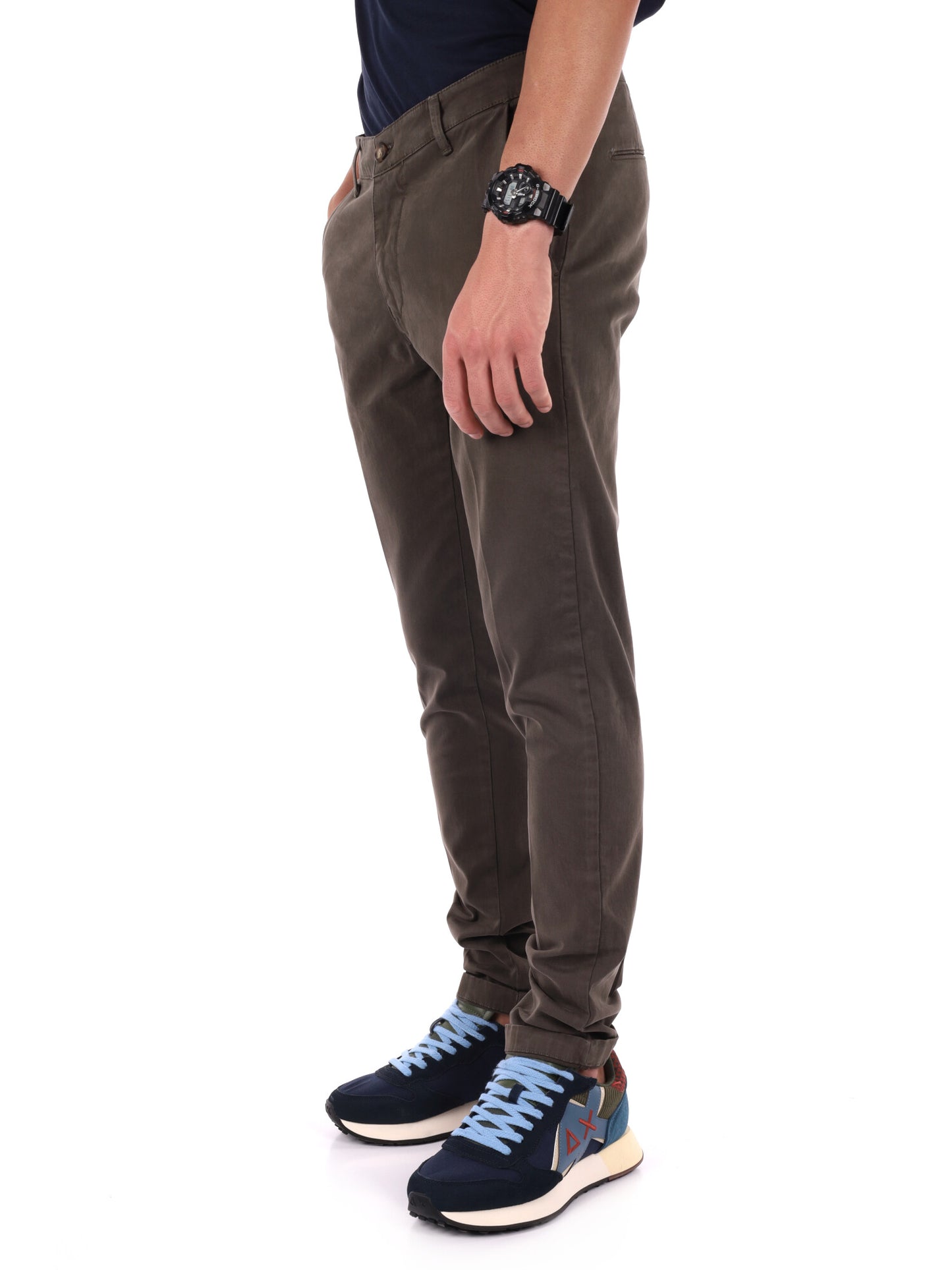 PANTALONE BING FB DA UOMO  MARRONE