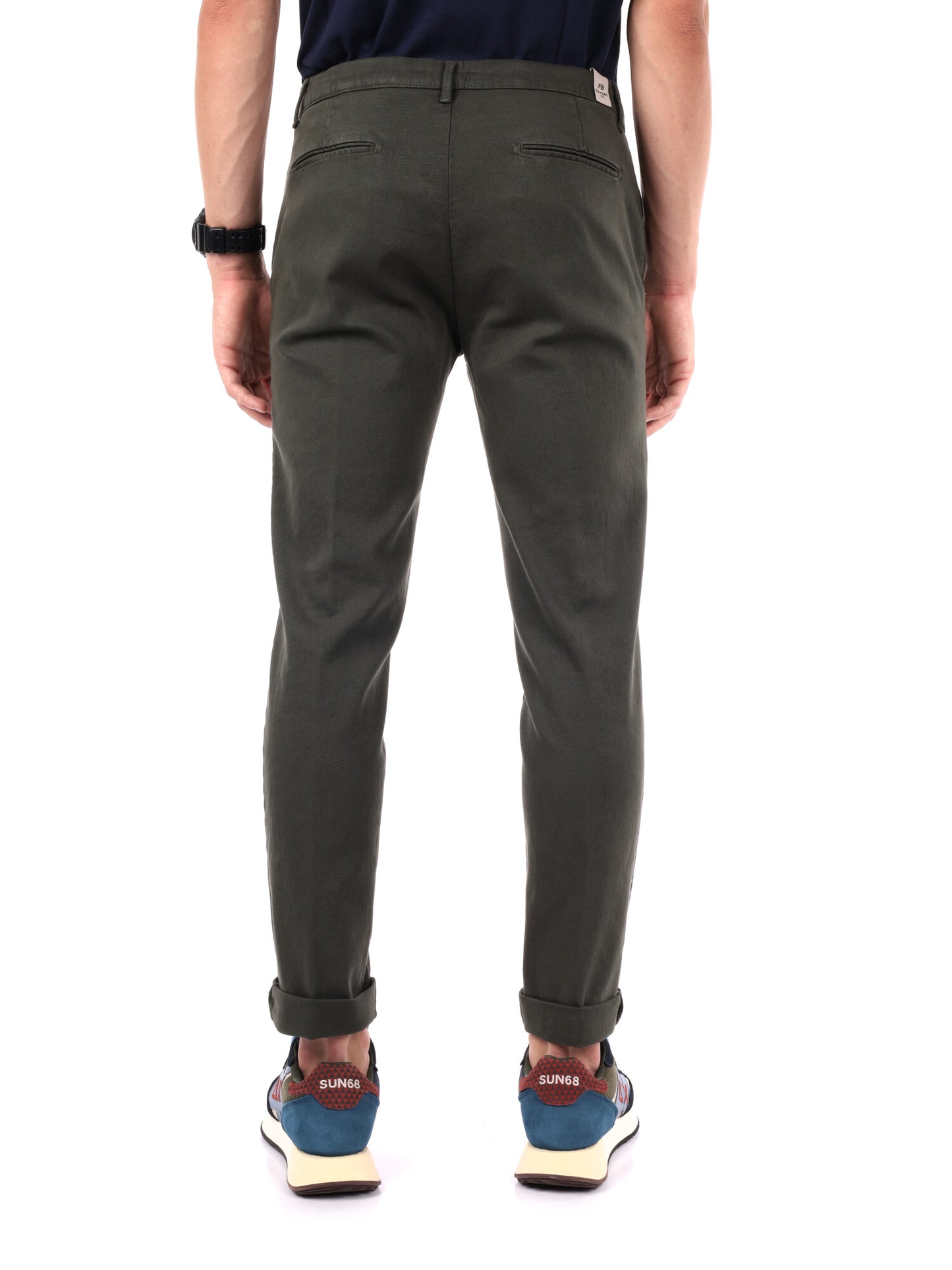 PANTALONE BIRILLO FB DA UOMO VERDE MILITARE
