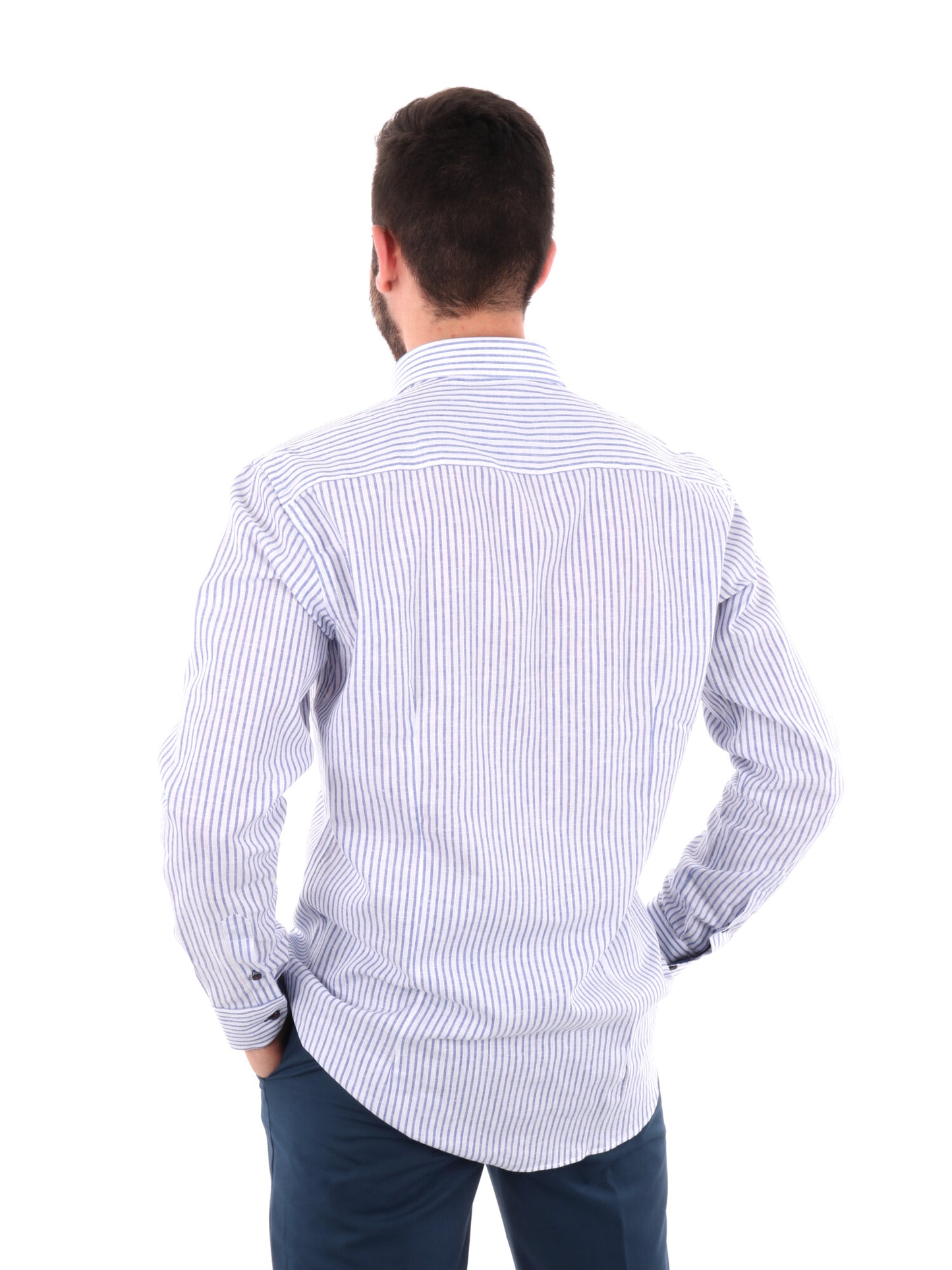 F.B. CAMICIA MISLINO - BIANCO AZZURRO