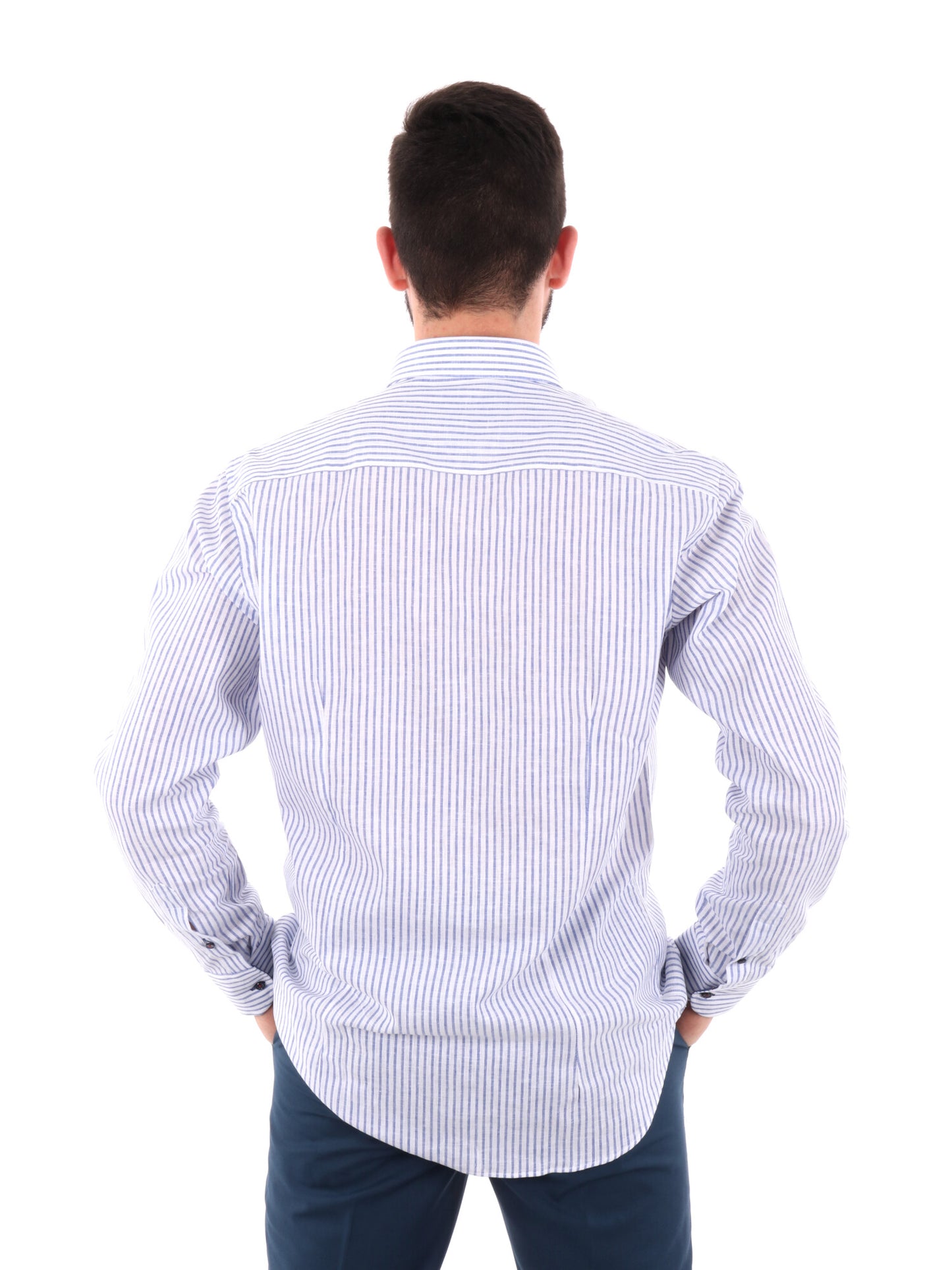 F.B. CAMICIA MISLINO - BIANCO AZZURRO