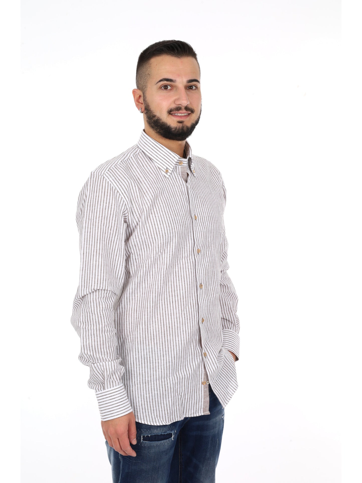 Camicia uomo FB Biscardi multicolore per cerimonia