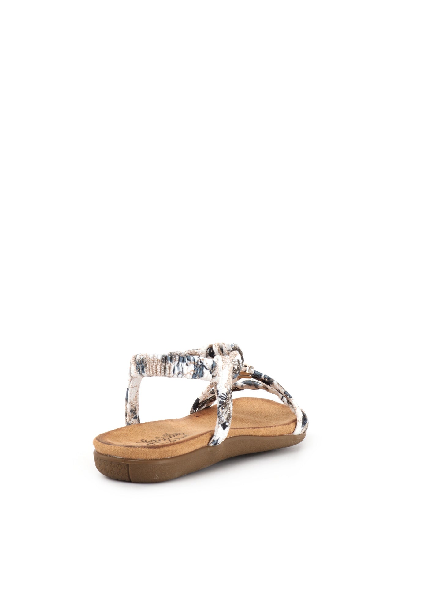 Sandali bianchi da donna Les Filles du Sud con dettagli luminosi e comodi