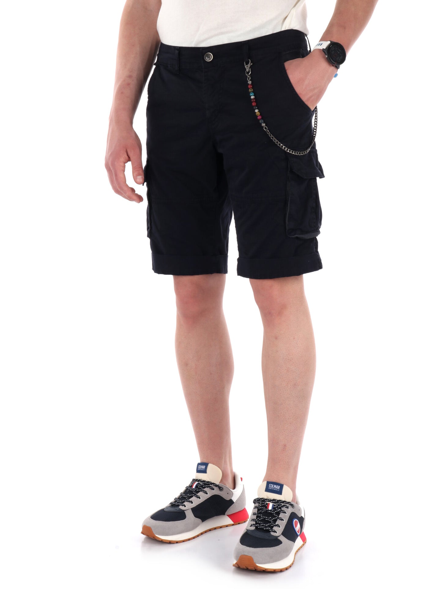 BERMUDA CARGO FB UOMO BLU