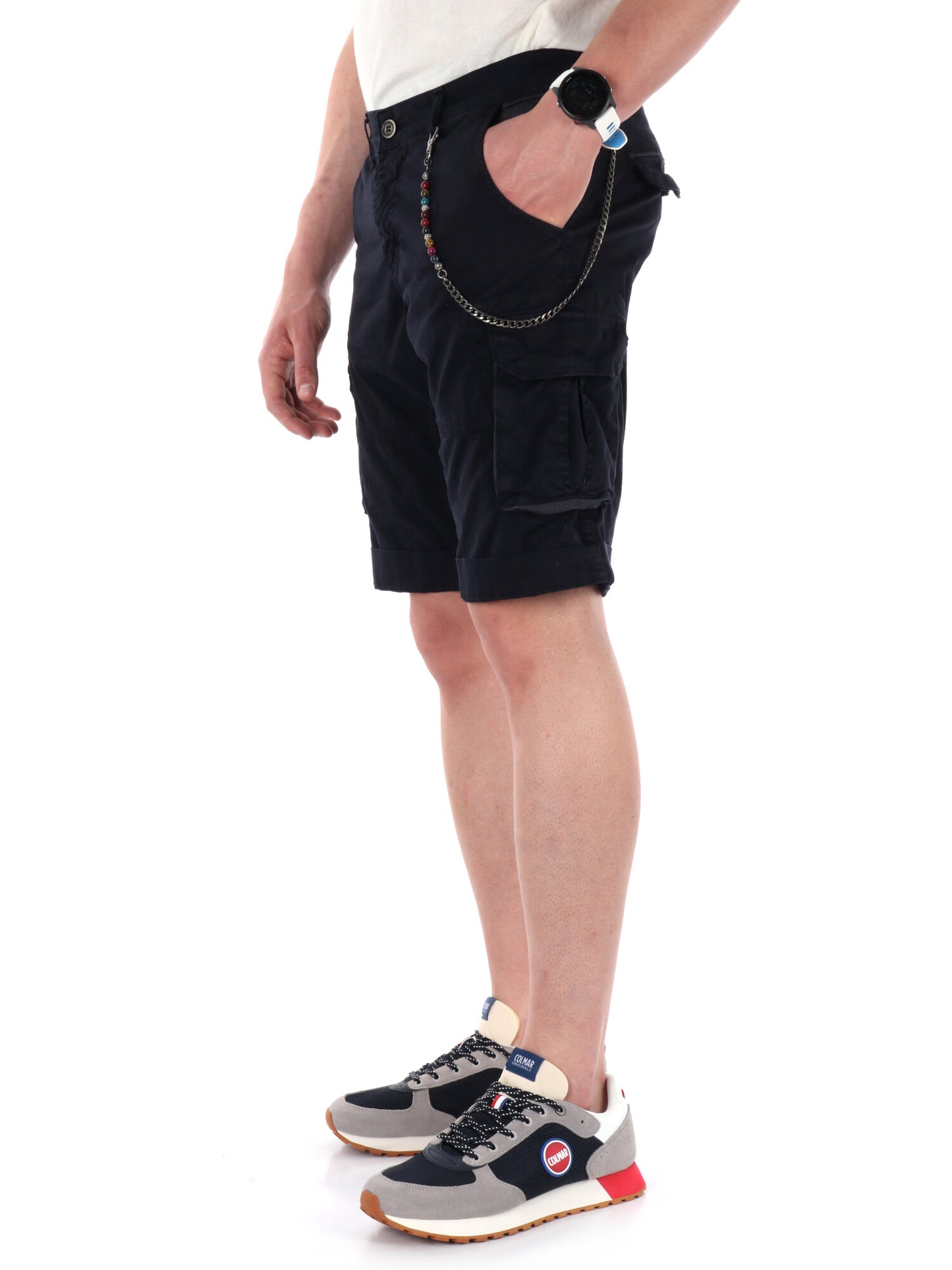 BERMUDA CARGO FB UOMO BLU
