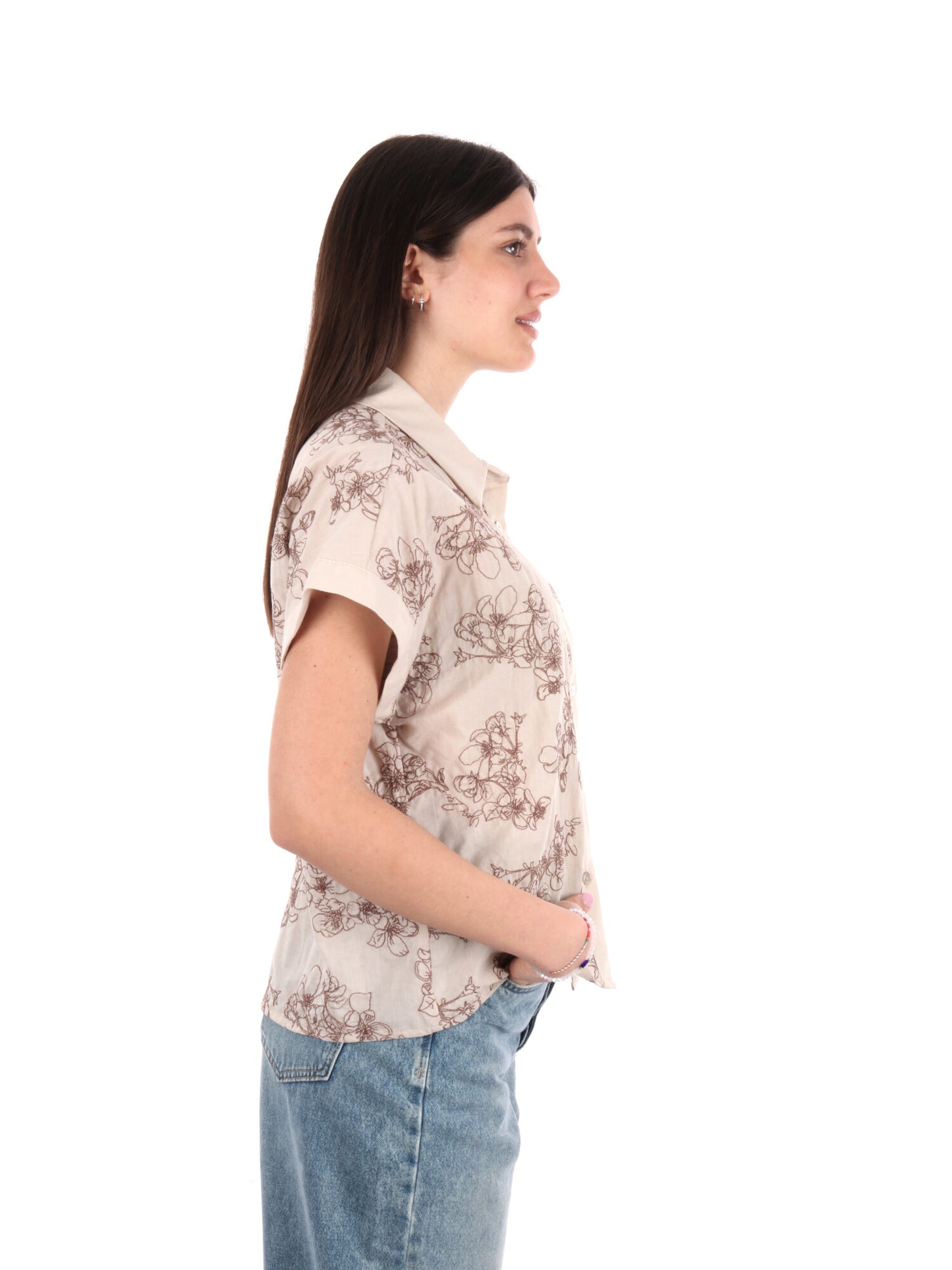 YES ZEE CAMICIA MUSS - BEIGE