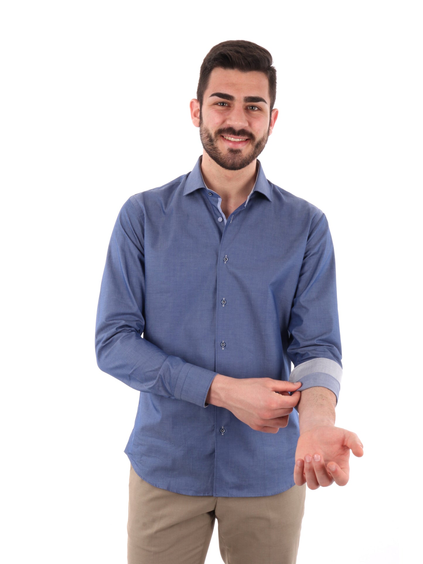 F.B. CAMICIA ML - JEANS